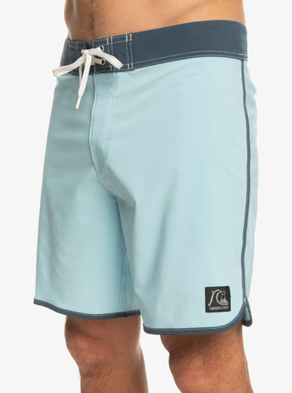 Quiksilver Men Original Scallop 18" Boardshorts - Sky Blue - Quiksilver Singapore 