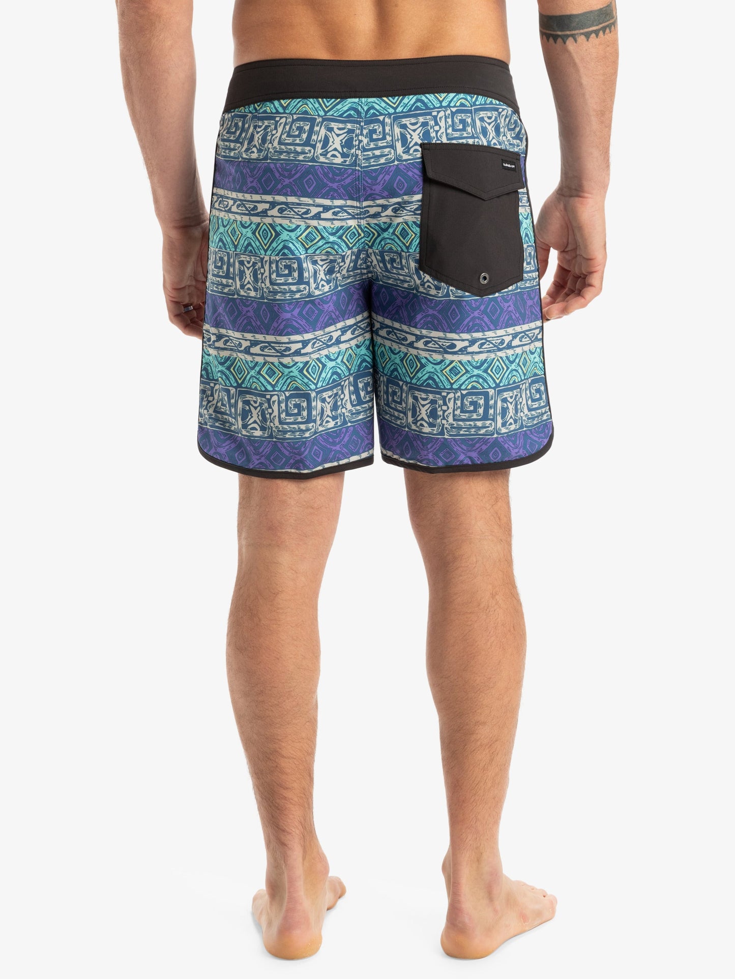 Mens Global Heat Surfsilk Scallop 18" Boardshorts - Quiksilver Singapore 