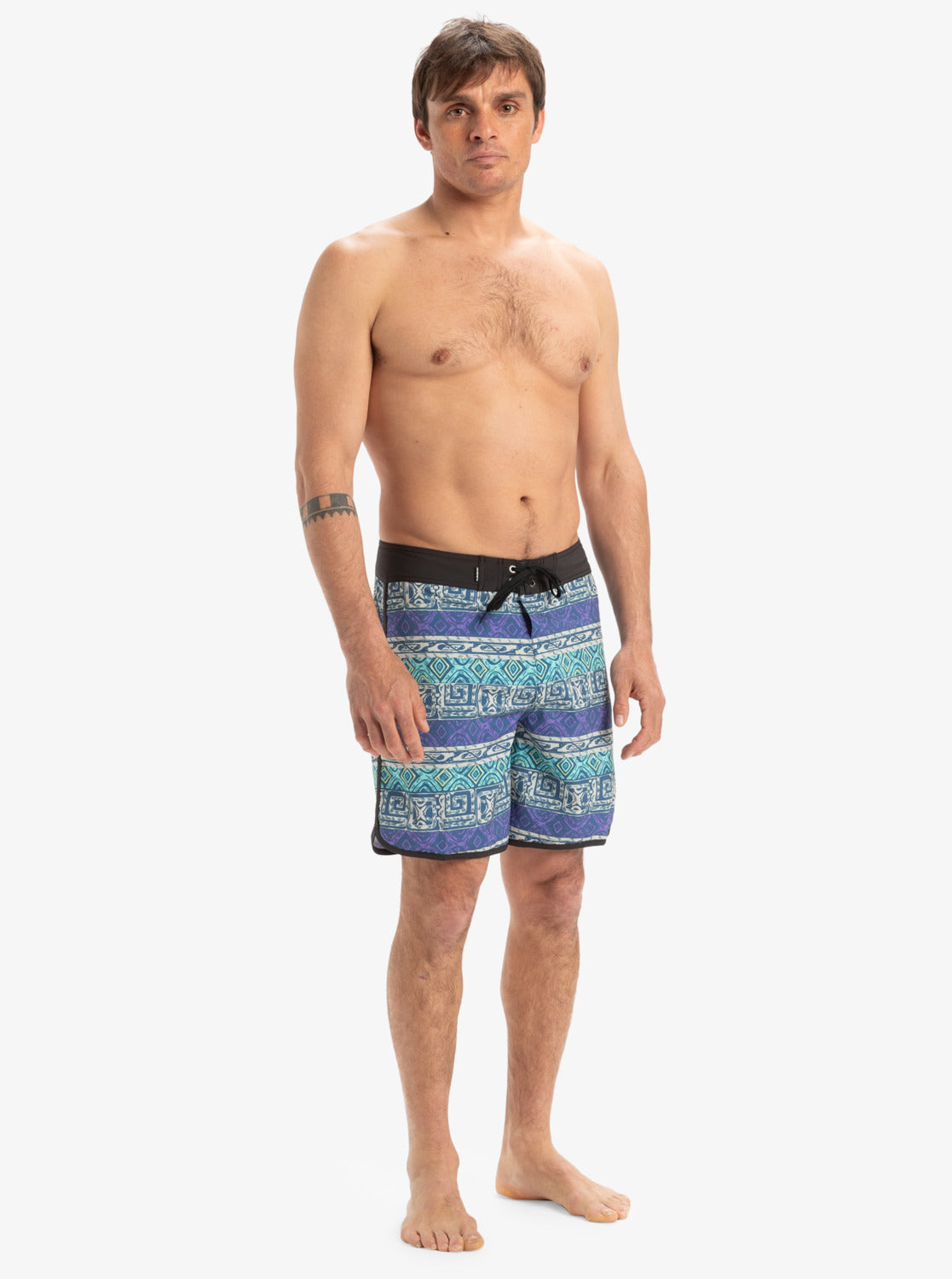 Mens Global Heat Surfsilk Scallop 18" Boardshorts - Quiksilver Singapore 