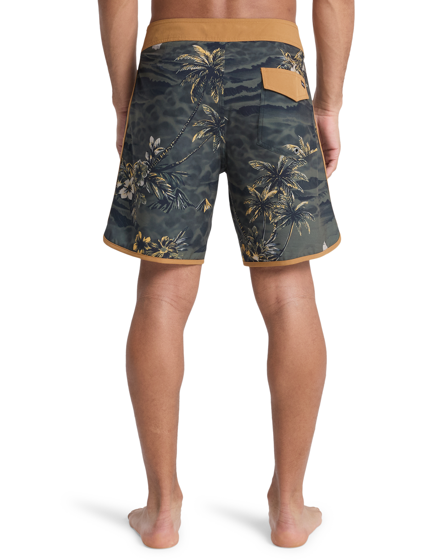 Mens Surfsilk Scallop 18" Boardshorts - Quiksilver Singapore 