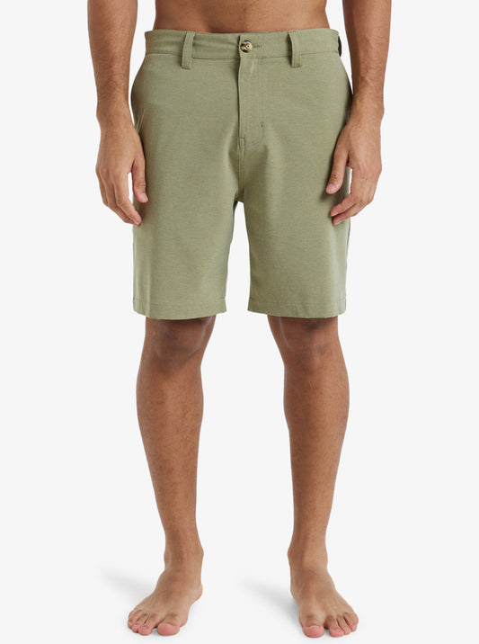 Mens Union Heather Amphibian 19" Hybrid Shorts - Quiksilver Singapore 