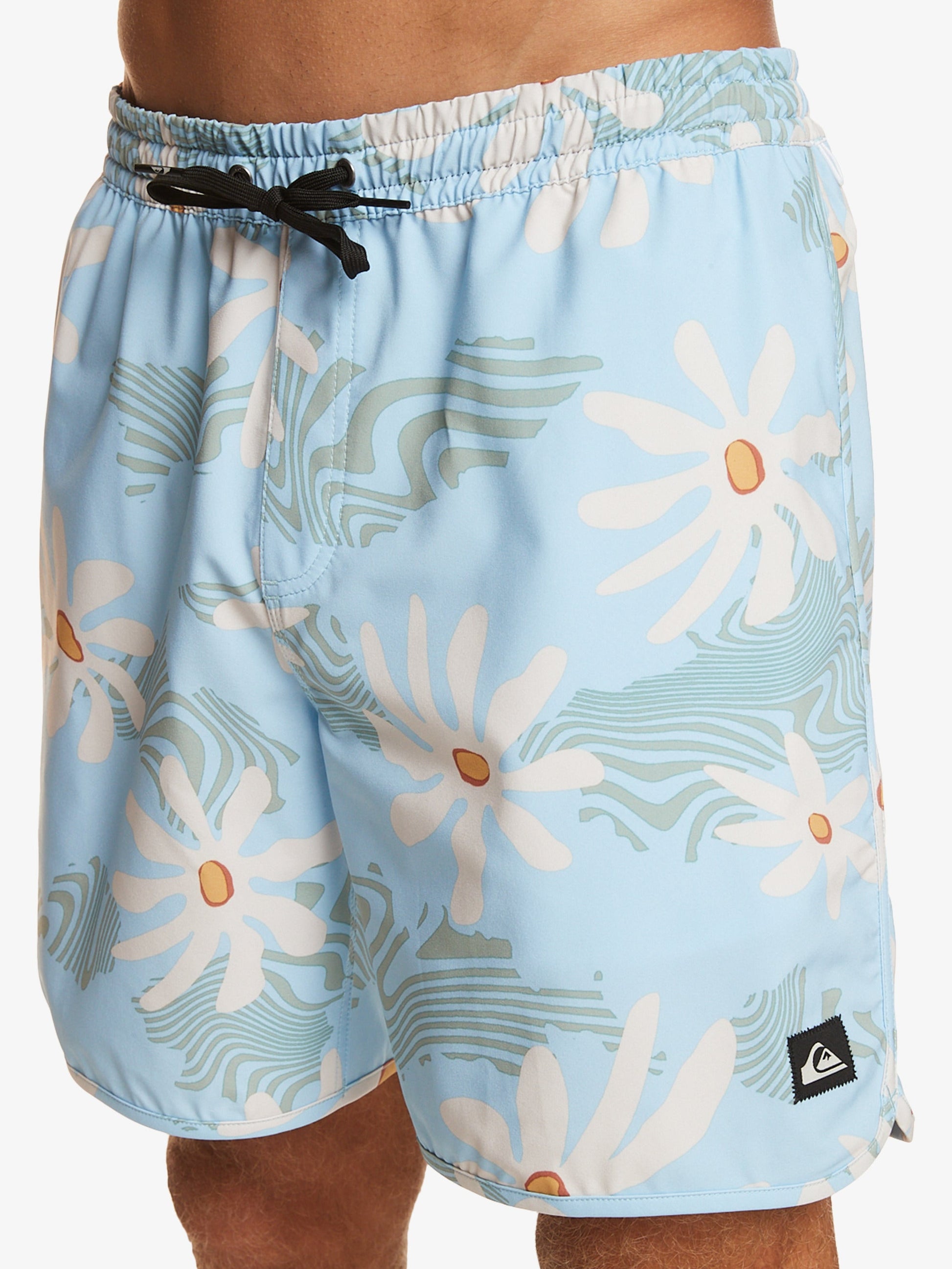 Mens Surfsilk Scallop Volley 17" Swim Shorts - Quiksilver Singapore 