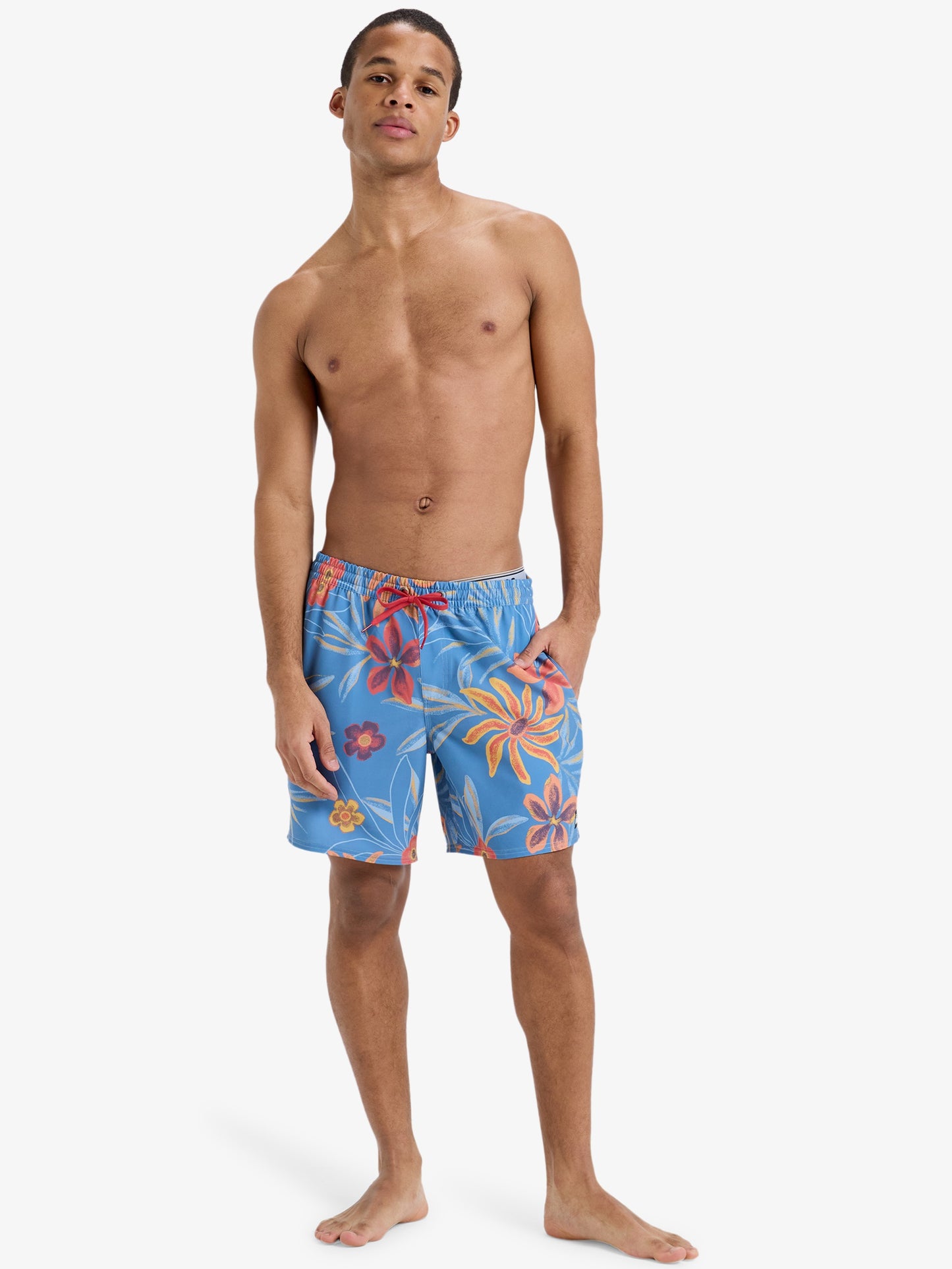 Mens Surfsilk Straight 17" Swim Shorts - Quiksilver Singapore 