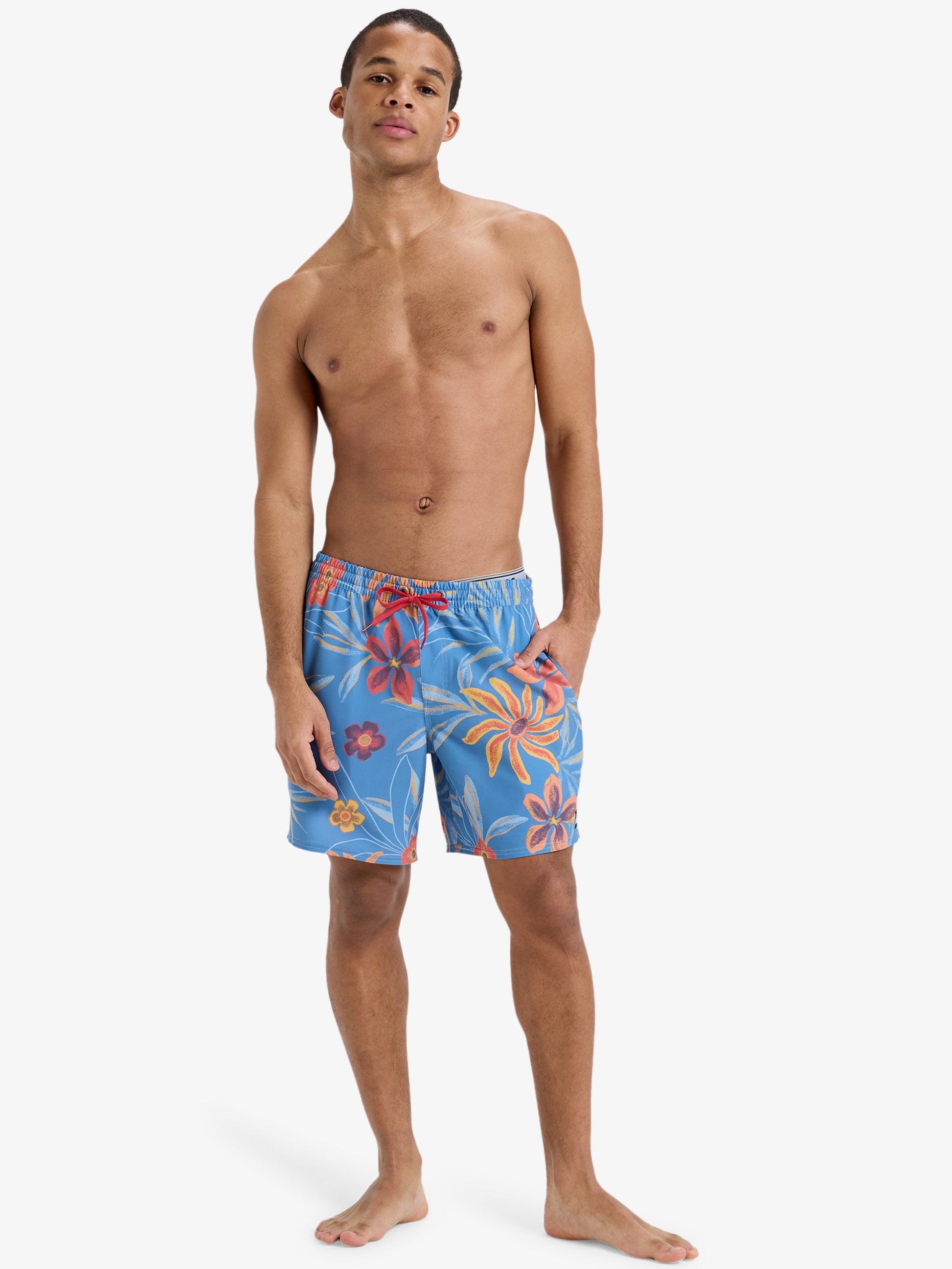 Mens Surfsilk Straight 17" Swim Shorts - Quiksilver Singapore 