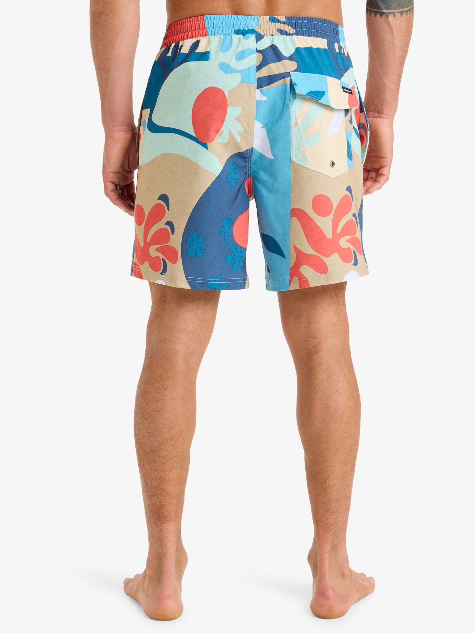 Mens Surfsilk Straight Volley 17" Boardshorts - Quiksilver Singapore 