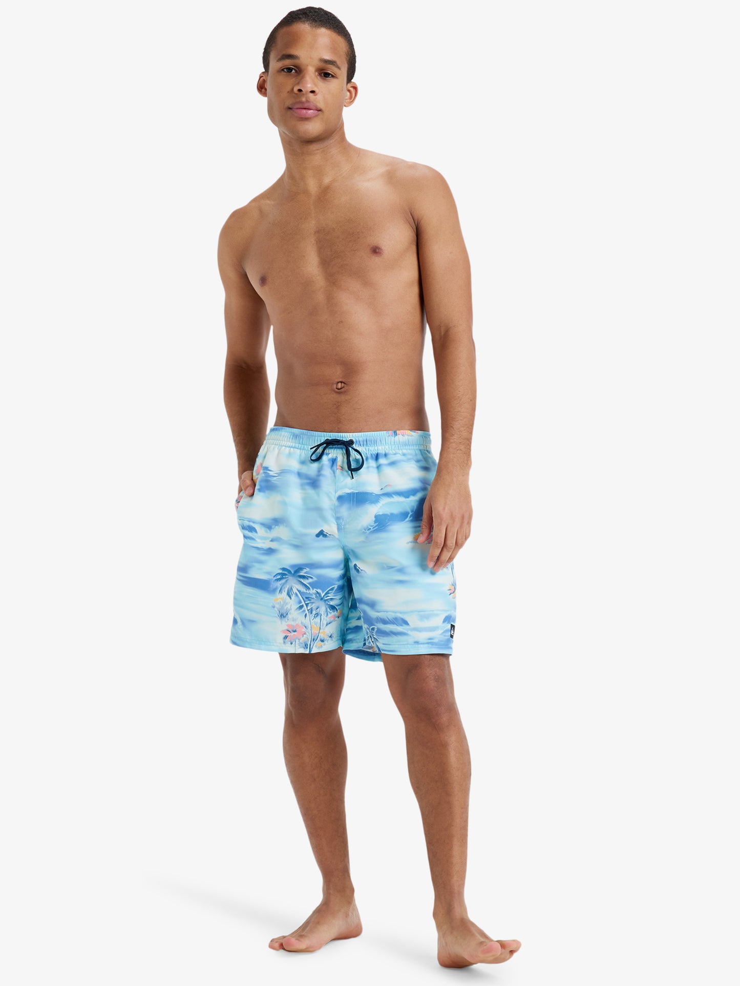 Mens Everyday Straight 17" Swim Shorts