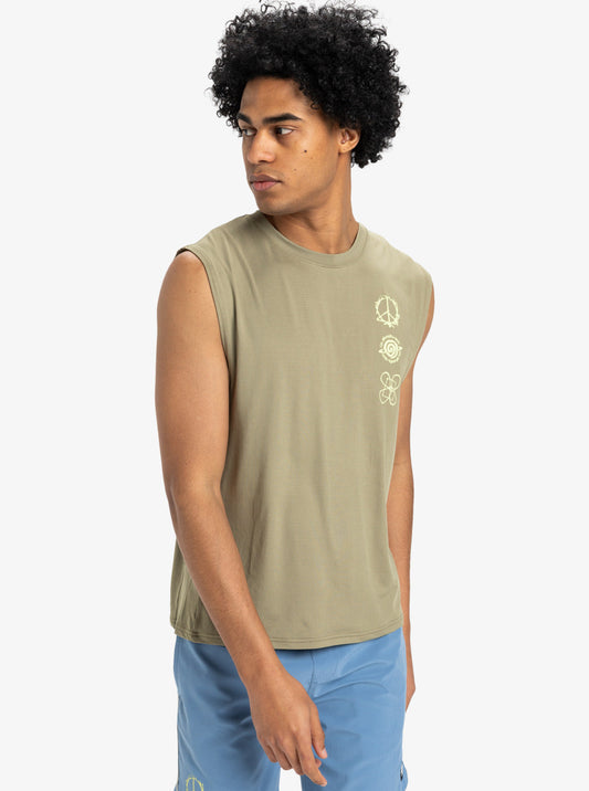 Mens Lap Time Muscle Tank - Quiksilver Singapore