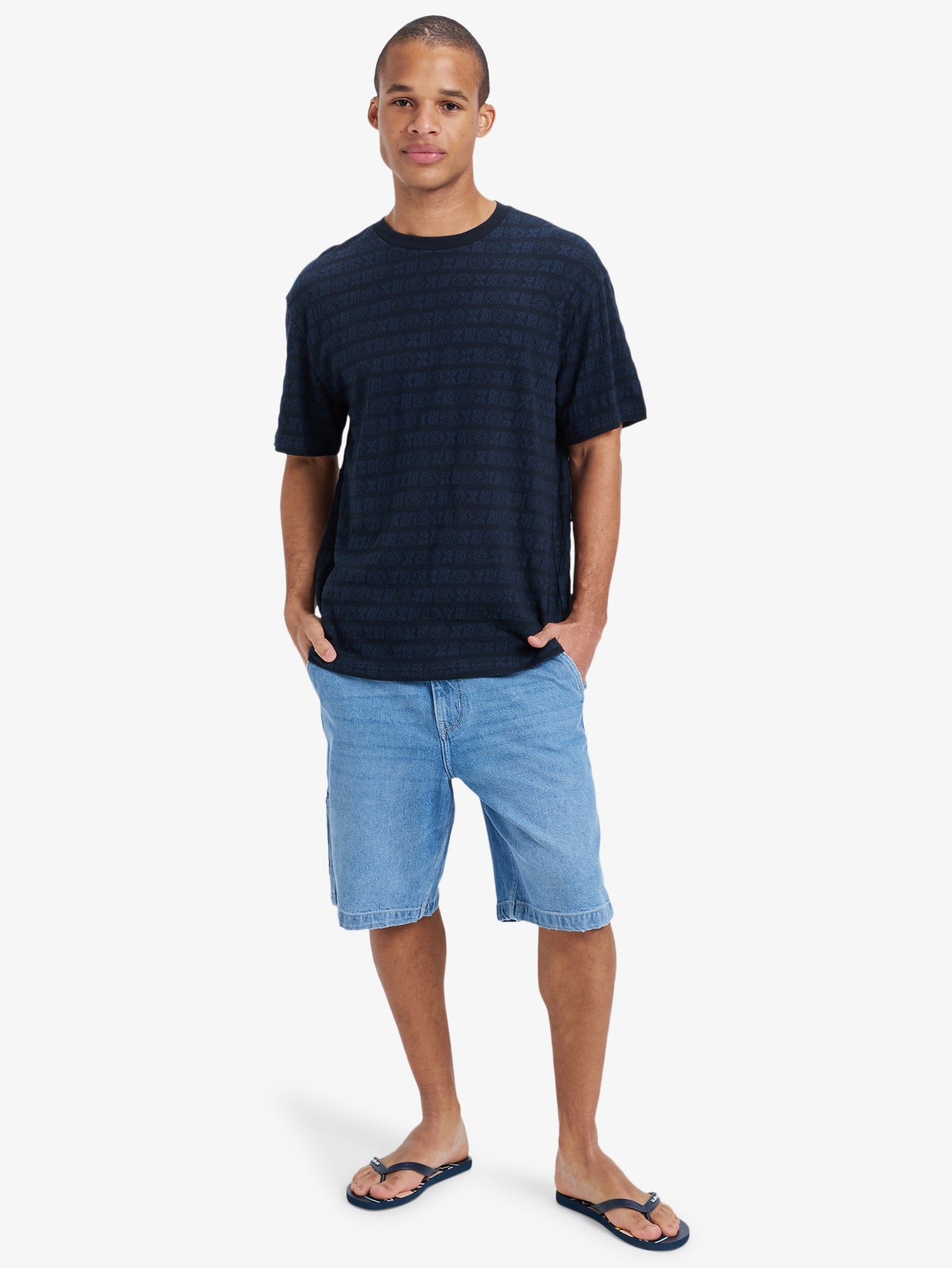 Mens Wind Jacquard T-Shirt