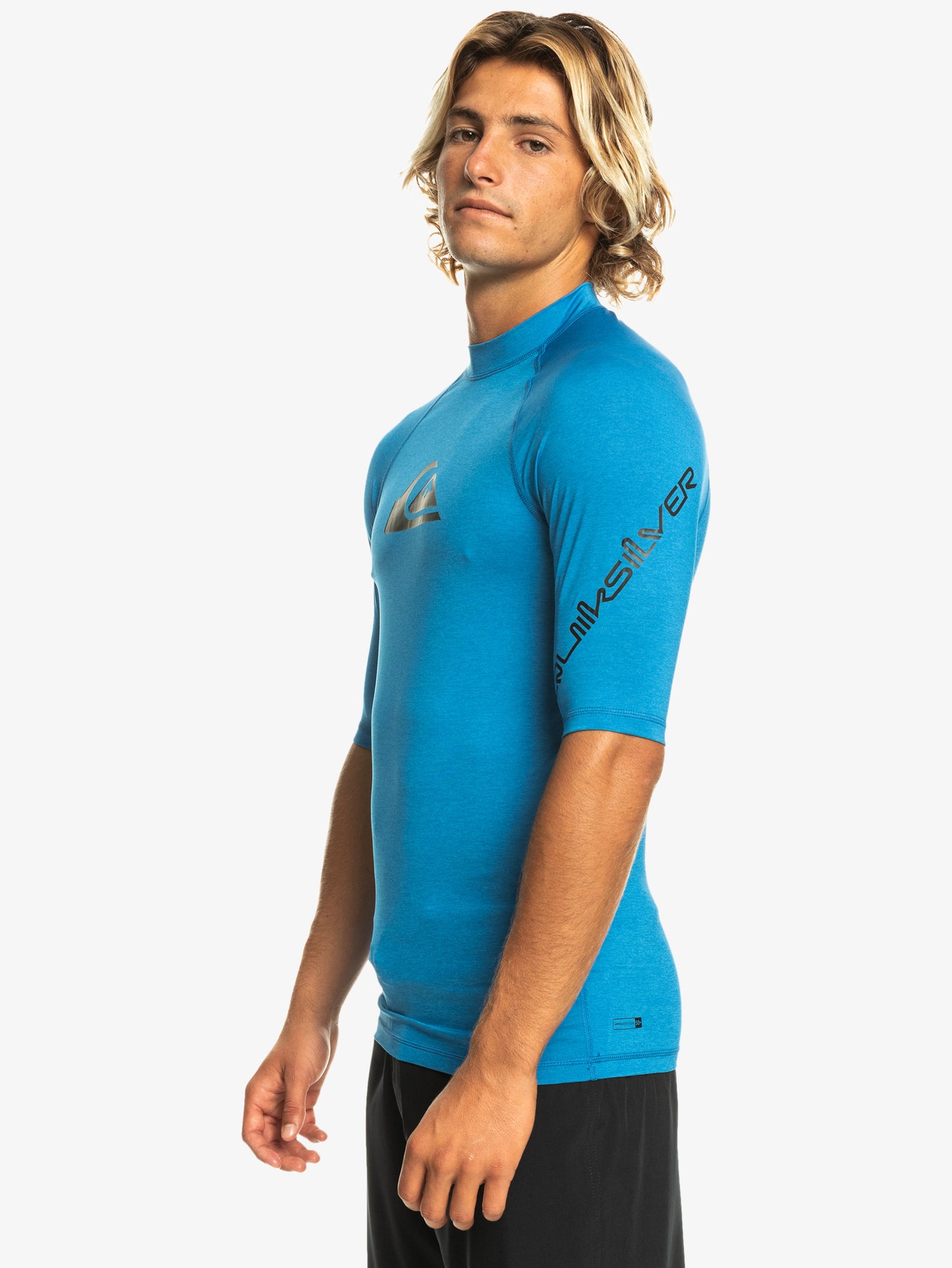 Mens All Time UPF 50 Short Sleeves Rash Vest - Quiksilver Singapore 