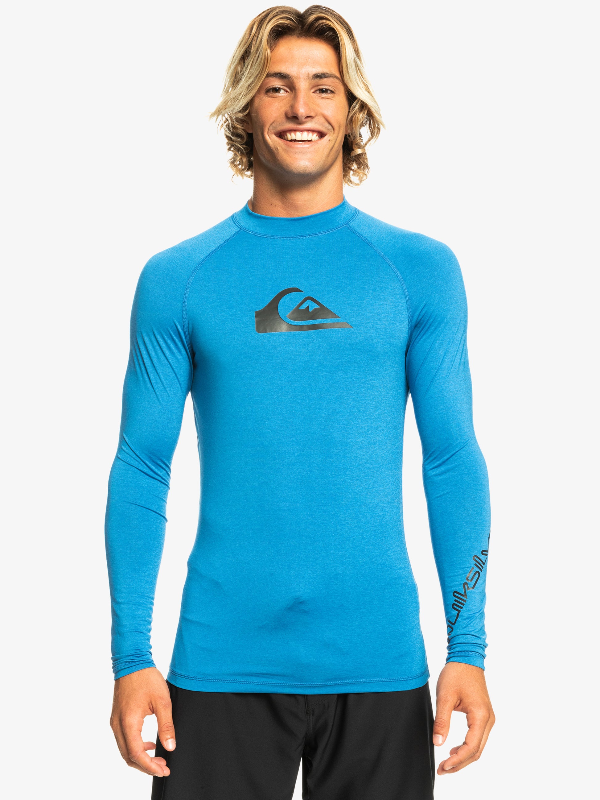 Mens All Time UPF 50 Long Sleeves Rash Vest - Quiksilver Singapore 