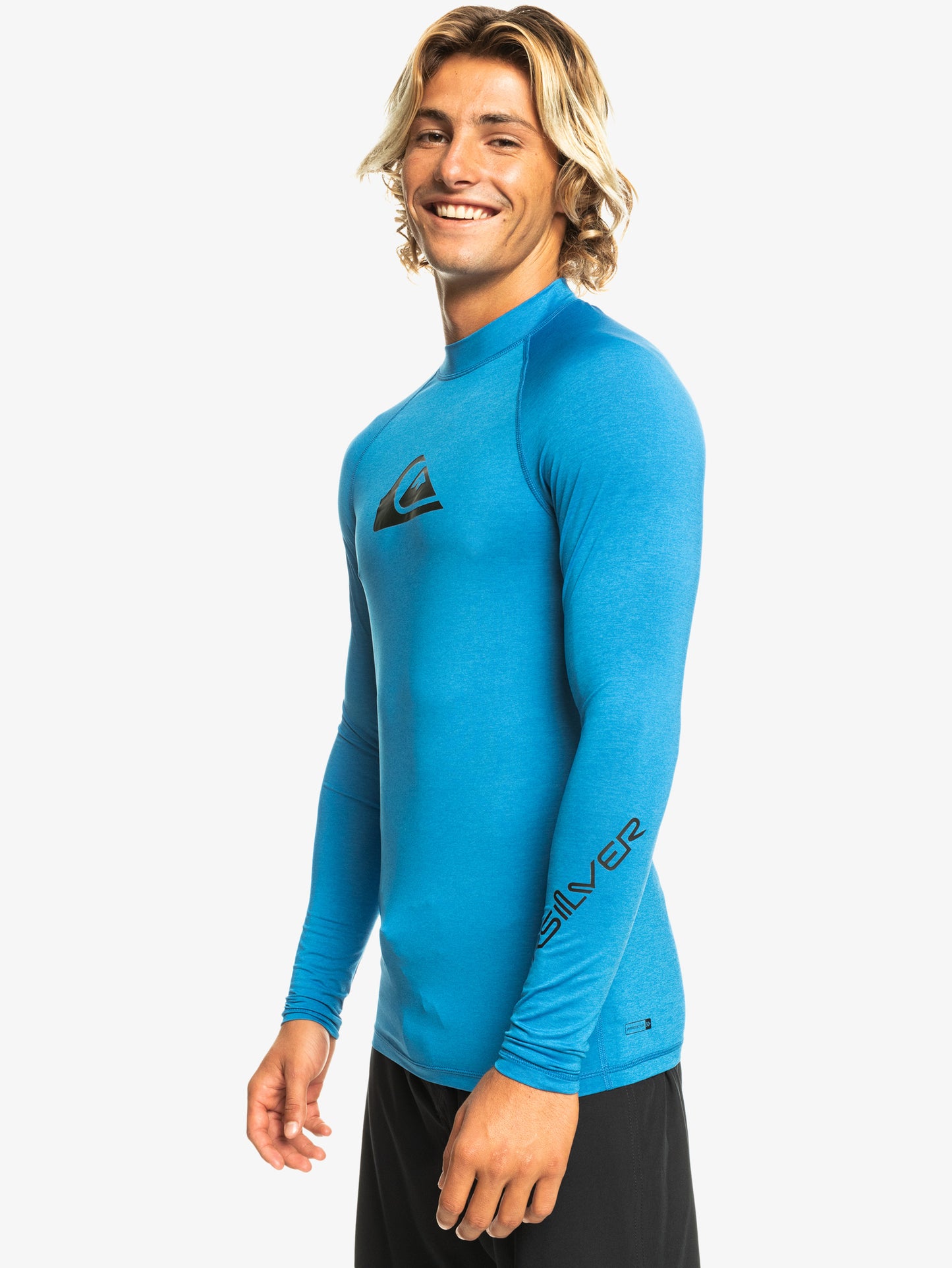 Mens All Time UPF 50 Long Sleeves Rash Vest - Quiksilver Singapore 