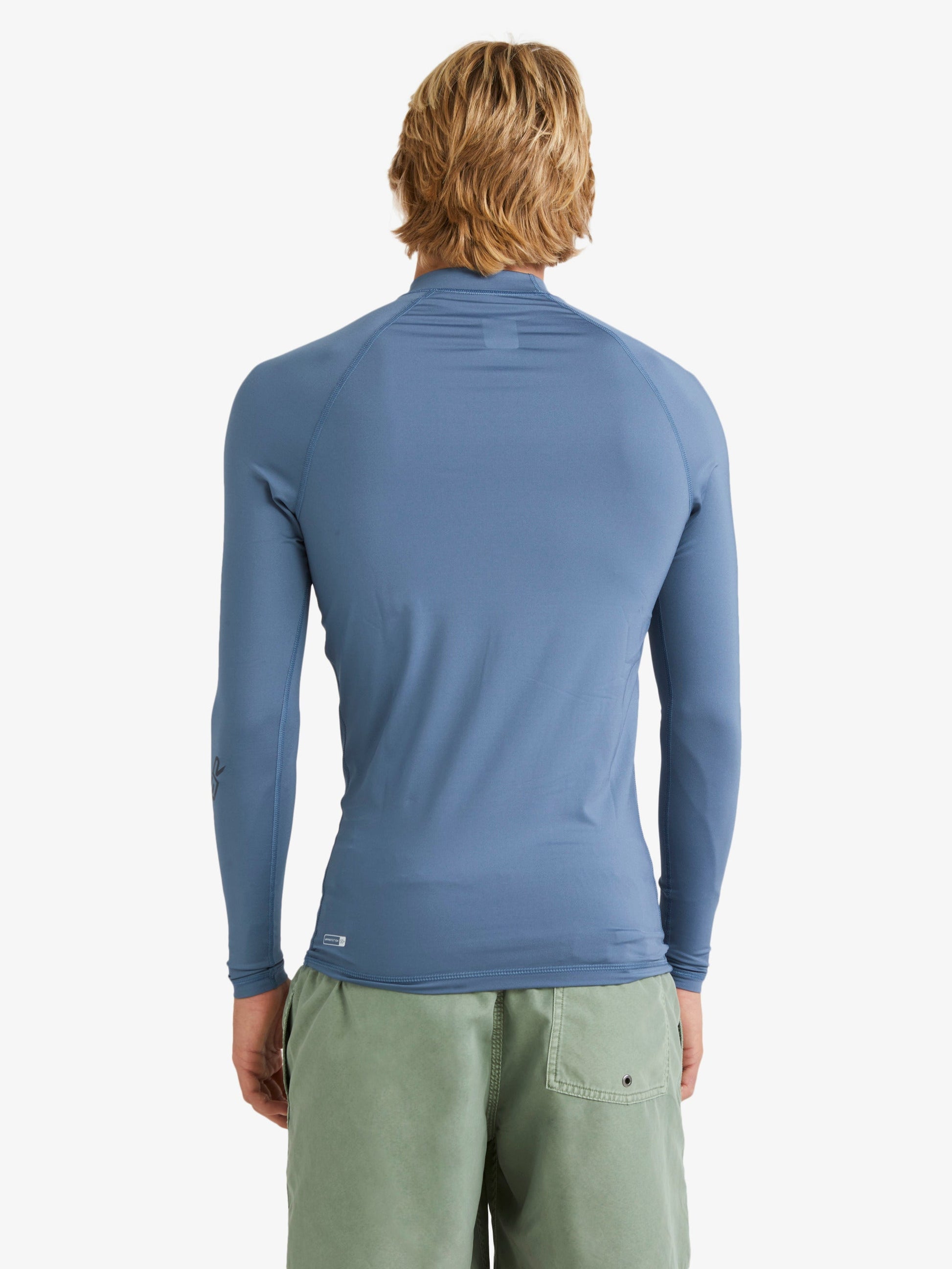 Mens All Time Long Sleeve UPF 50 Rash Vest - Quiksilver Singapore 