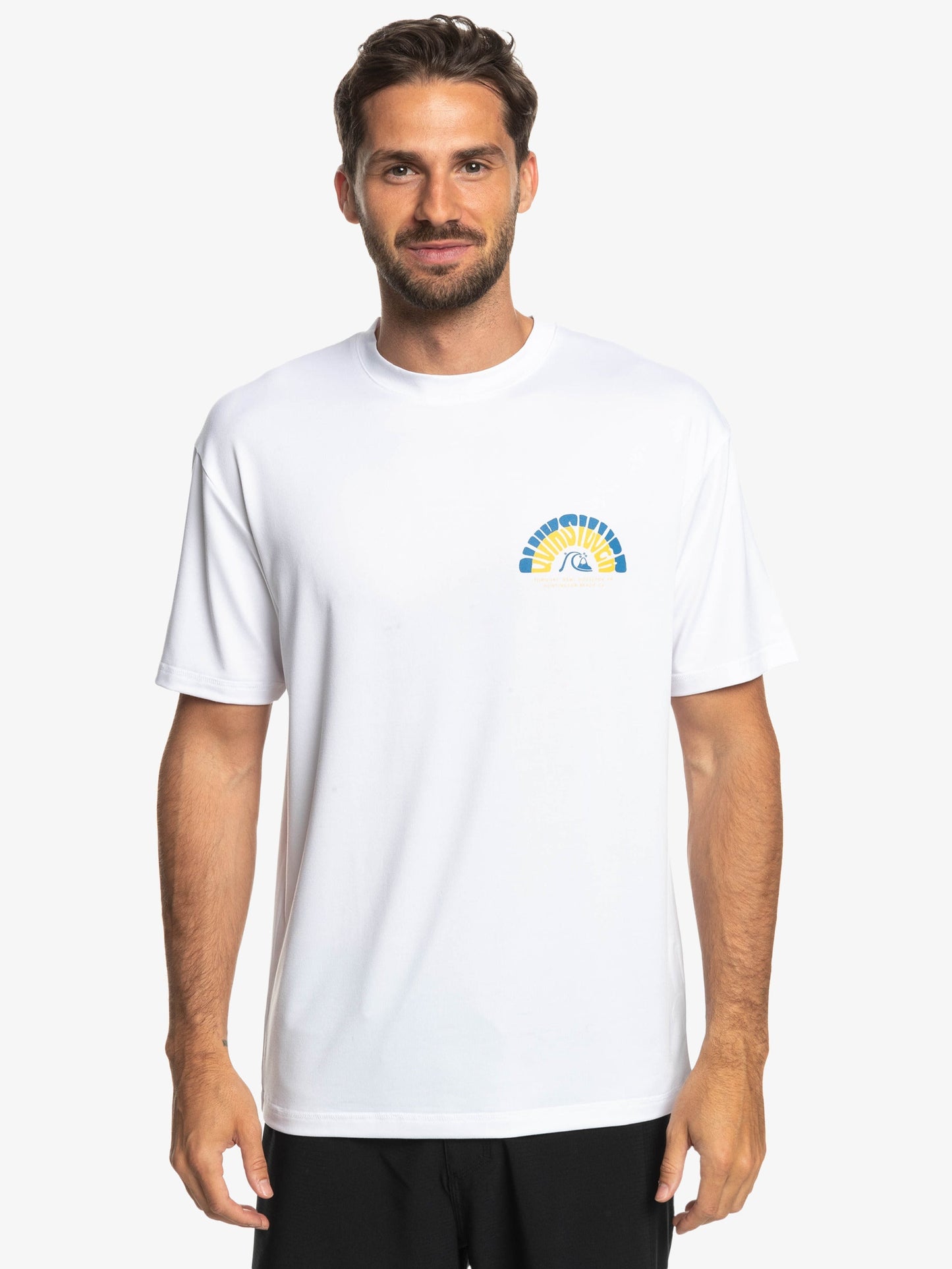 Mens Mix Short Sleeve Surf T-Shirt - Quiksilver Singapore 