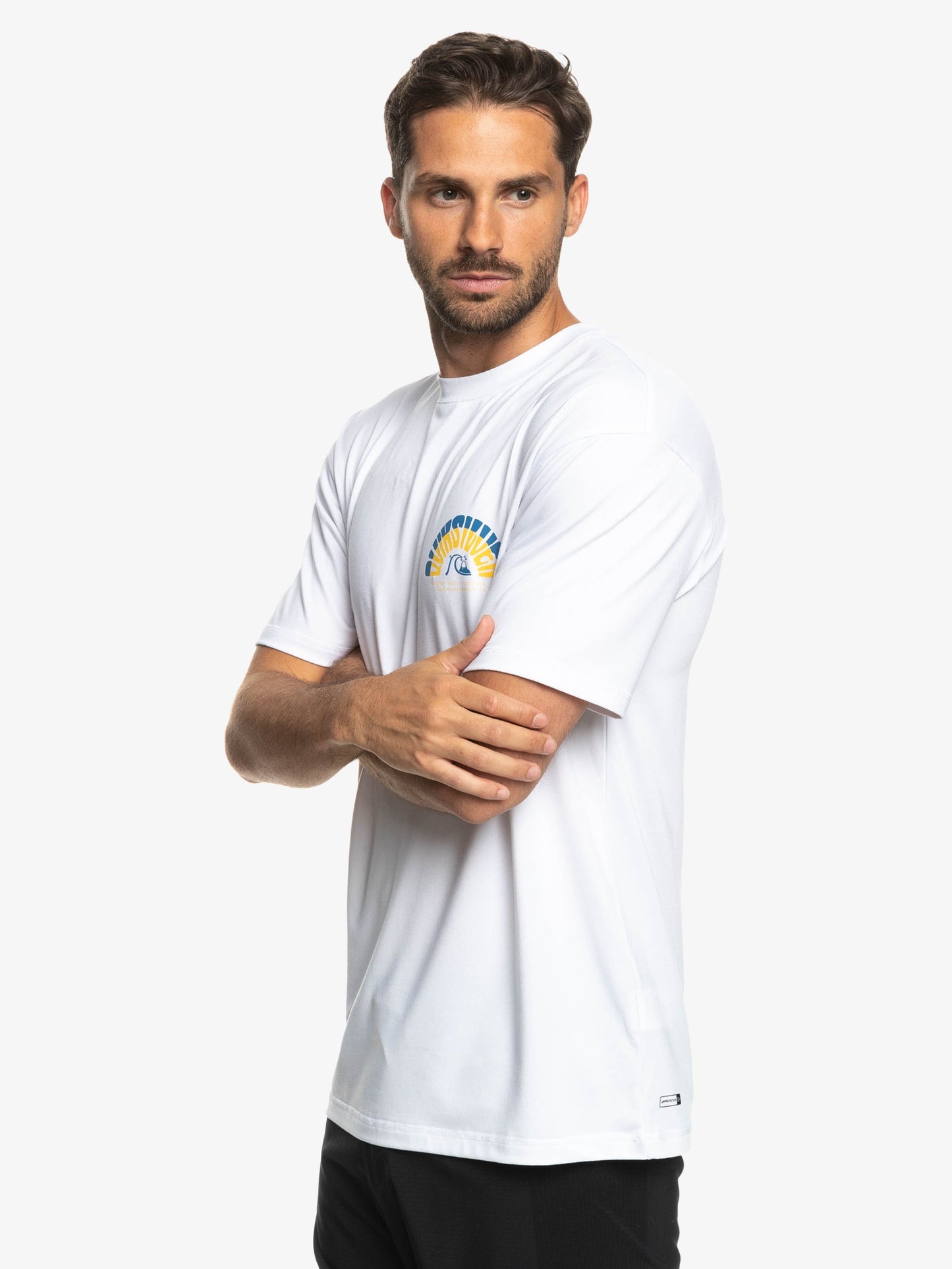 Mens Mix Short Sleeve Surf T-Shirt - Quiksilver Singapore 