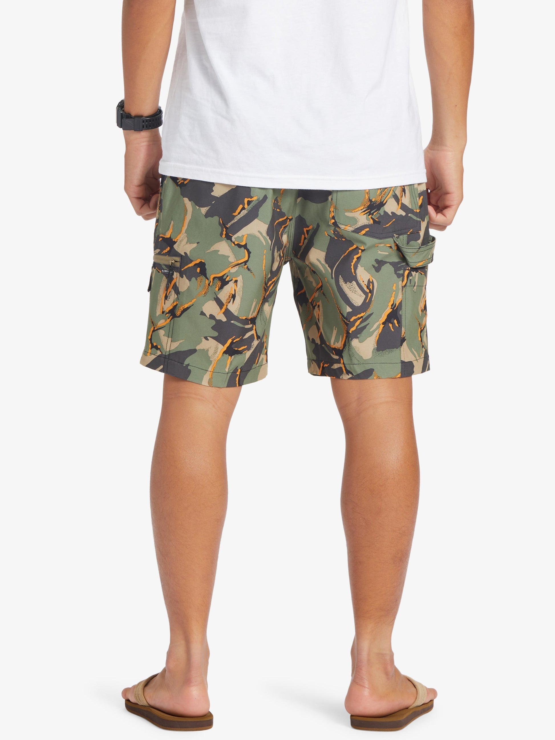 Mens Taxer Cargo 18" Amphibian Boardshorts - Quiksilver Singapore 