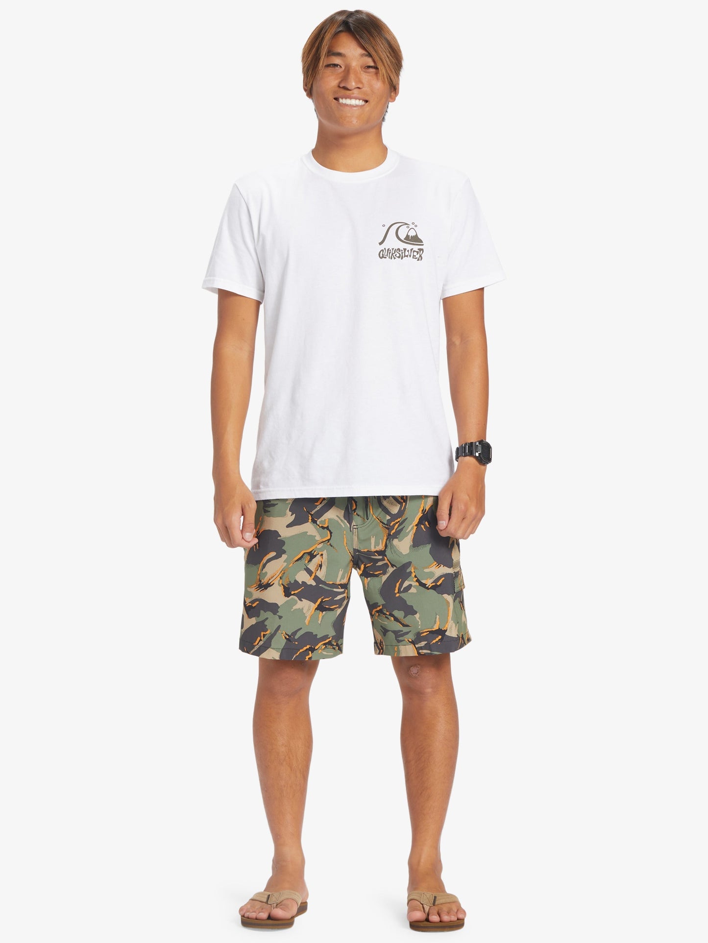 Mens Taxer Cargo 18" Amphibian Boardshorts - Quiksilver Singapore 