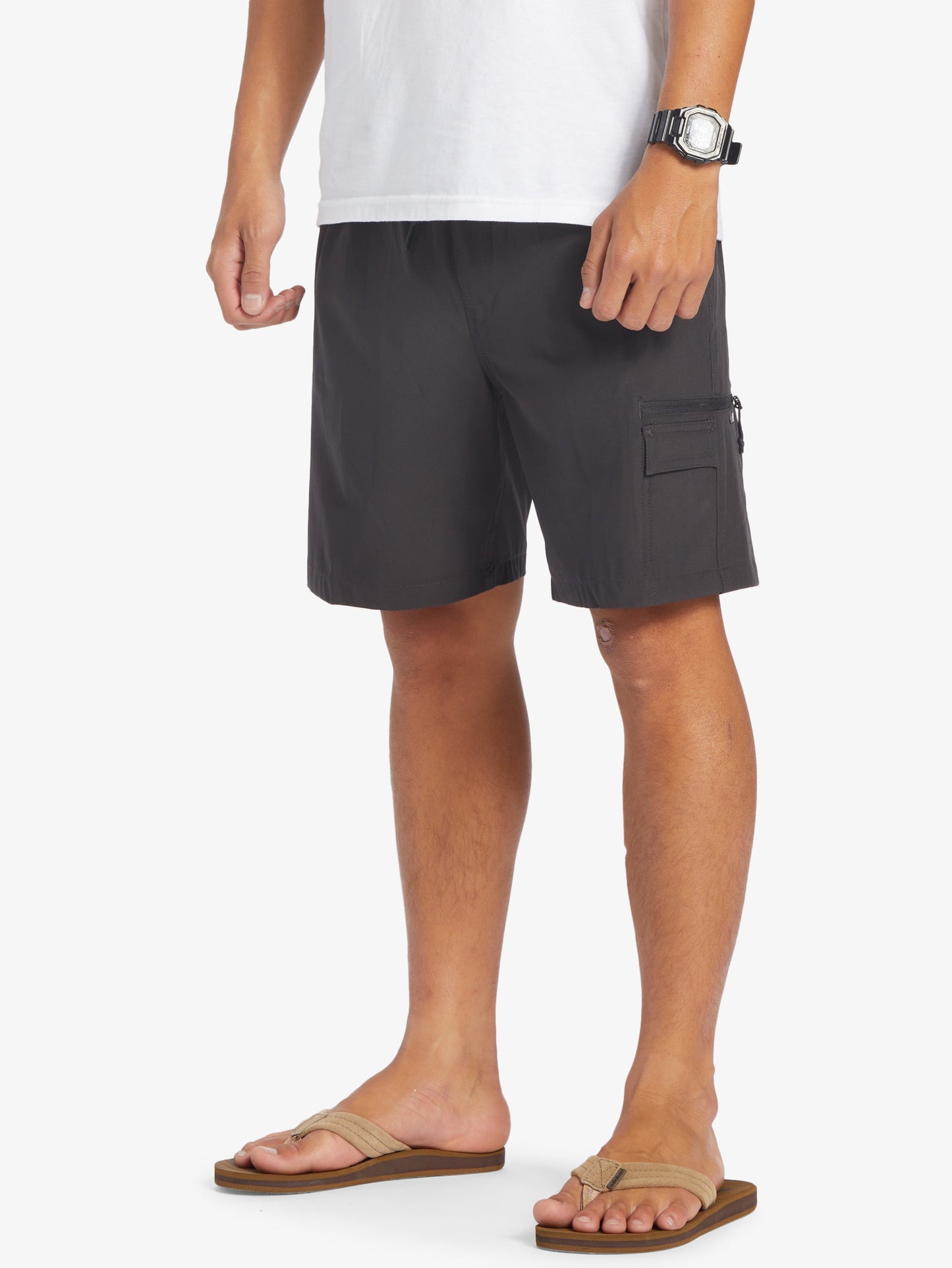 Mens Taxer Cargo 18" Amphibian Boardshorts - Quiksilver Singapore 