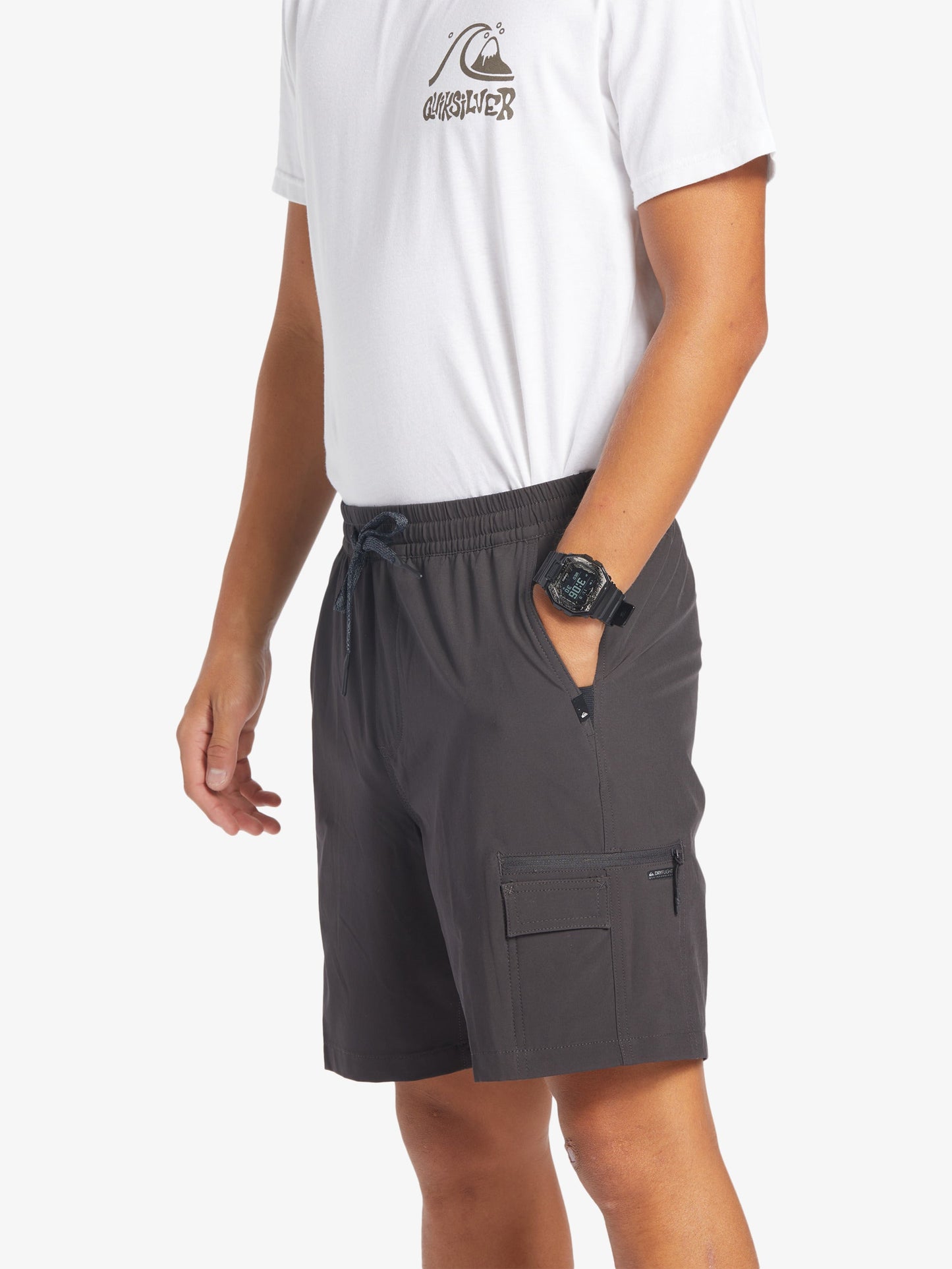 Mens Taxer Cargo 18" Amphibian Boardshorts - Quiksilver Singapore 