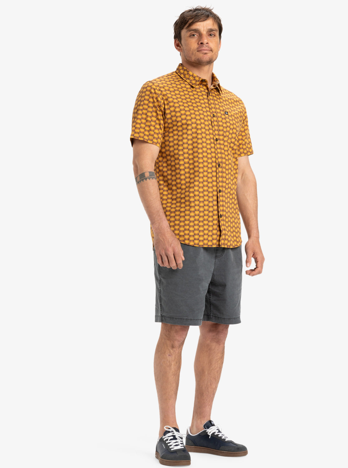 Mens Apero Organic Classic Shirt - Quiksilver Singapore 