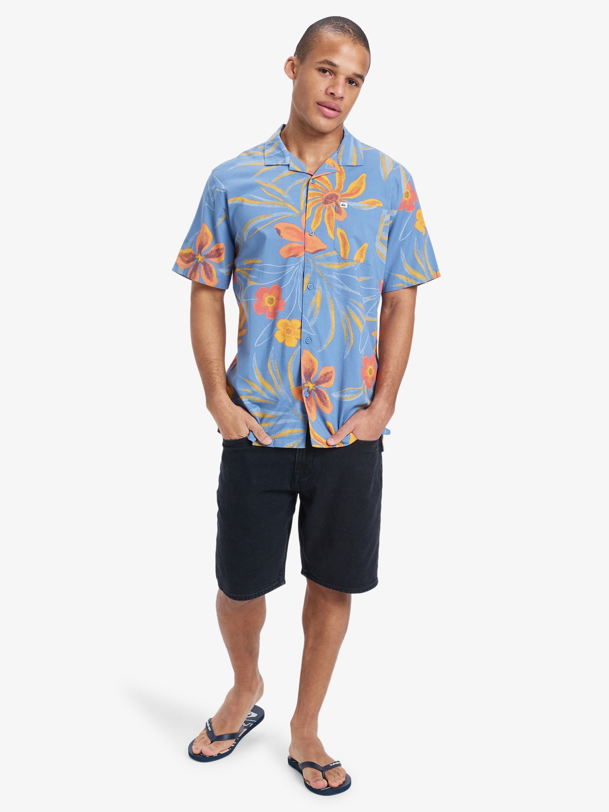 Mens Beach Club Shirt - Quiksilver Singapore 