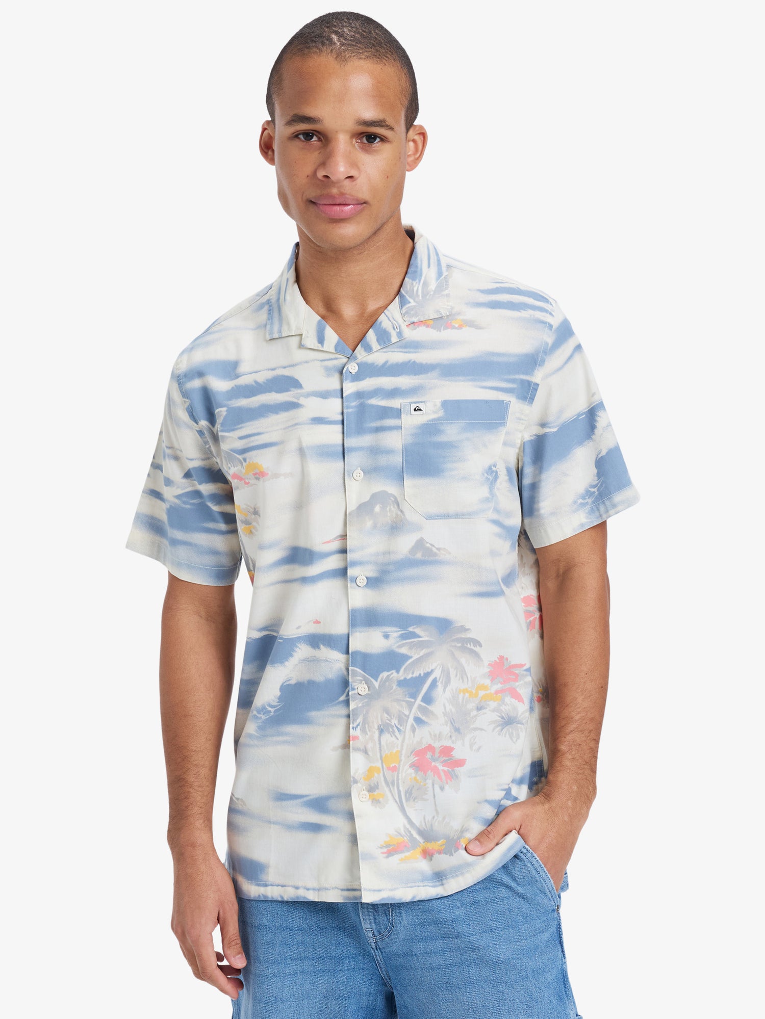 Mens Beach Club Shirt - Quiksilver Singapore 