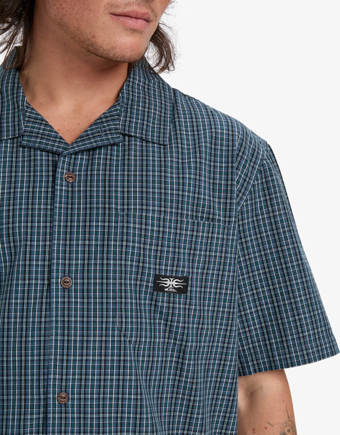 Mens Liquid Metal Shirt - Quiksilver Singapore 