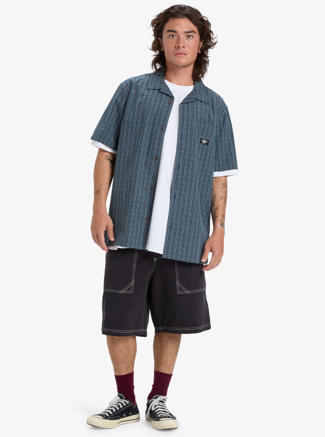 Mens Liquid Metal Shirt - Quiksilver Singapore 
