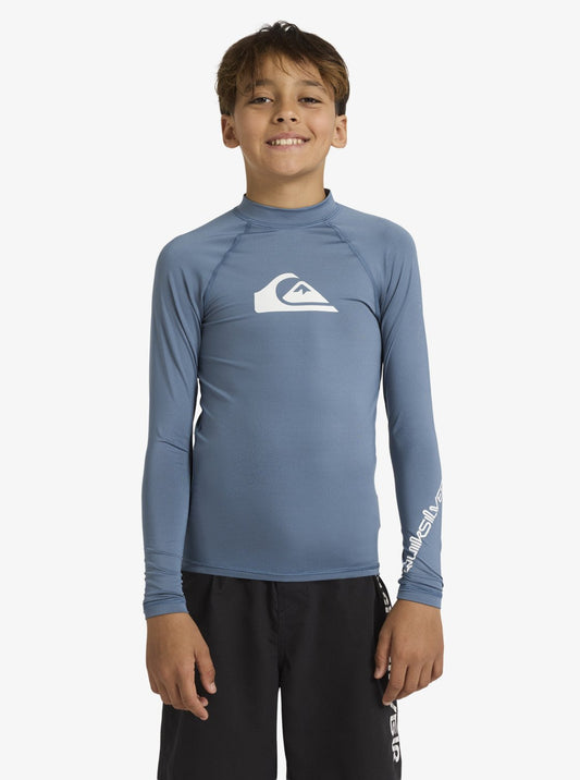 Boys 8-16 All Time Long Sleeve Rashguard - Quiksilver Singapore 
