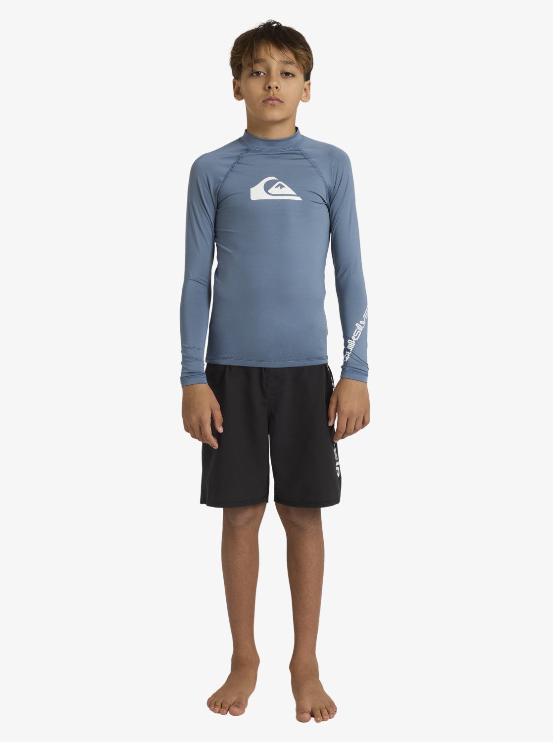 Boys 8-16 All Time Long Sleeve Rashguard - Quiksilver Singapore 