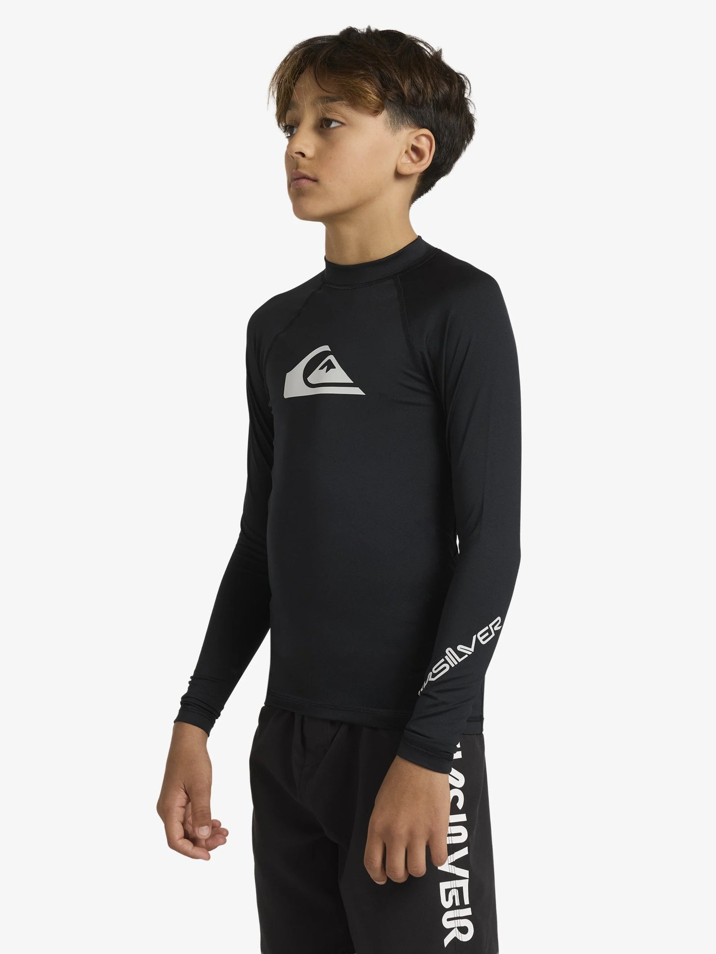 Boys 8-16 All Time Long Sleeve Rashguard - Quiksilver Singapore 