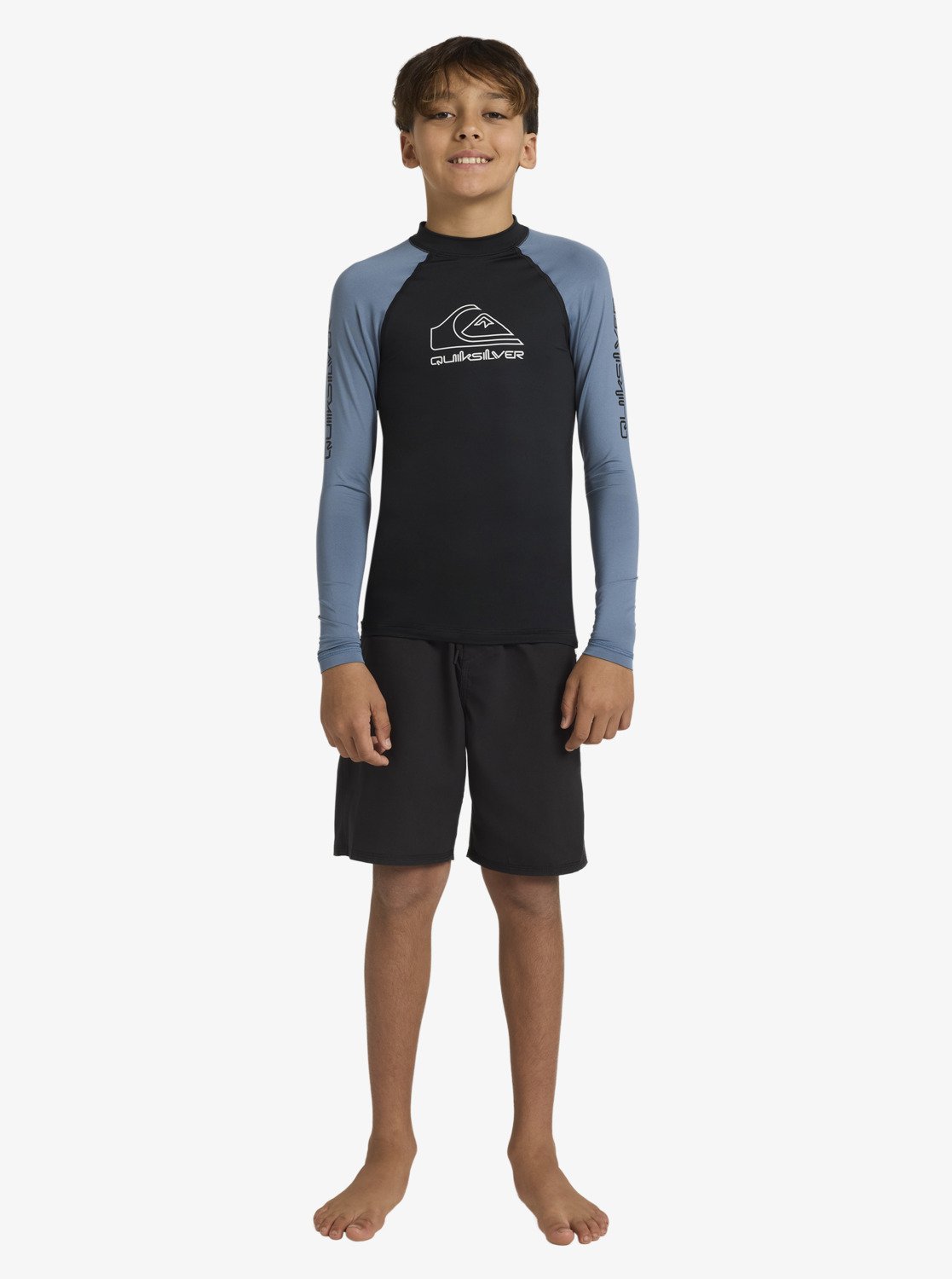 Boys 8-16 On Tour Long Sleeve Rash Vest - Quiksilver Singapore 