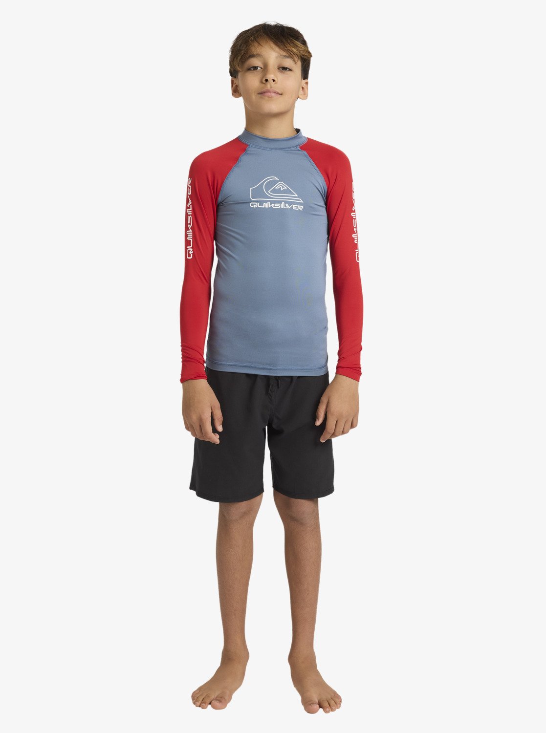 Boys 8-16 On Tour Long Sleeve Rash Vest - Quiksilver Singapore 