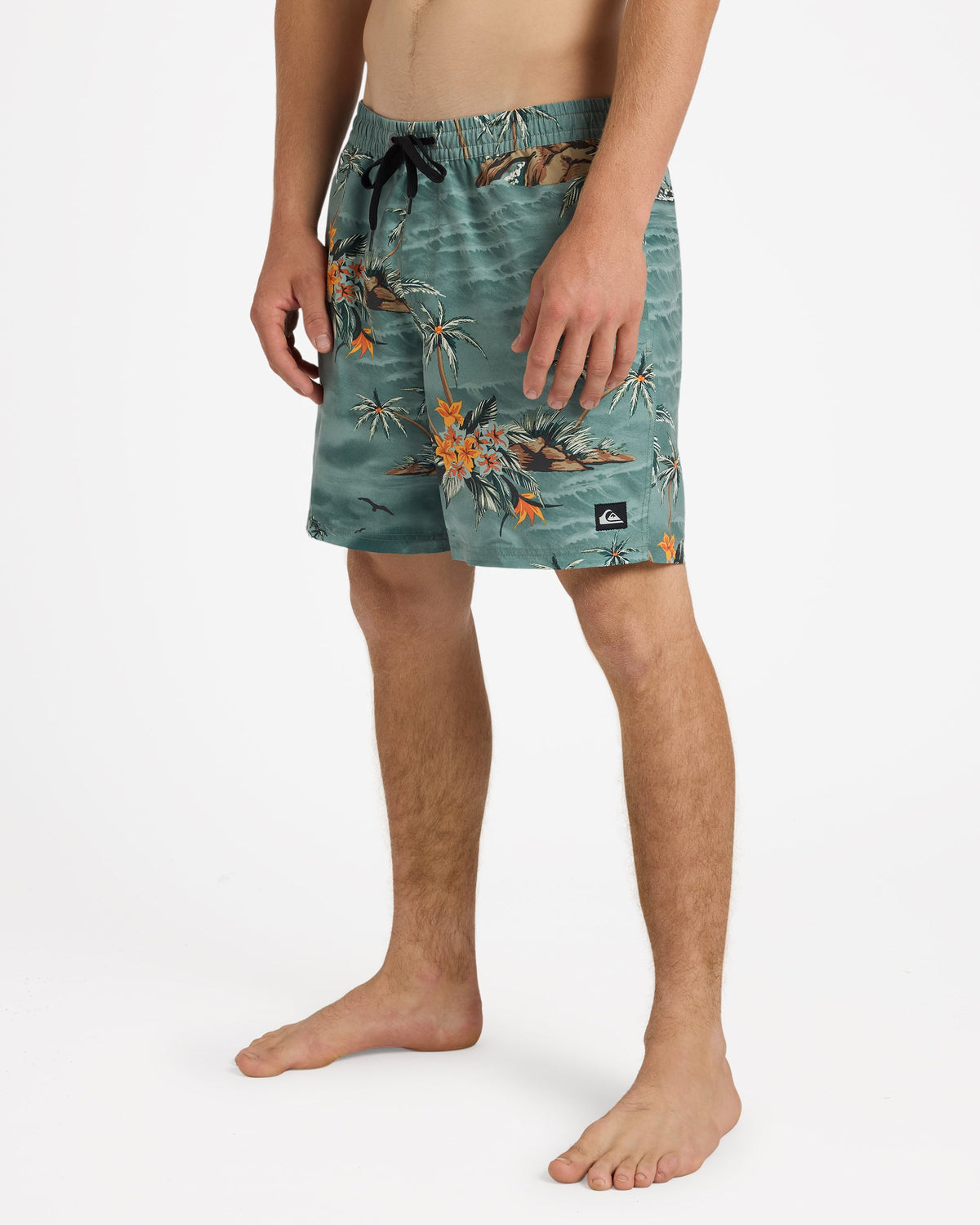 Mens Everyday Printed 17 Inch Volley Shorts