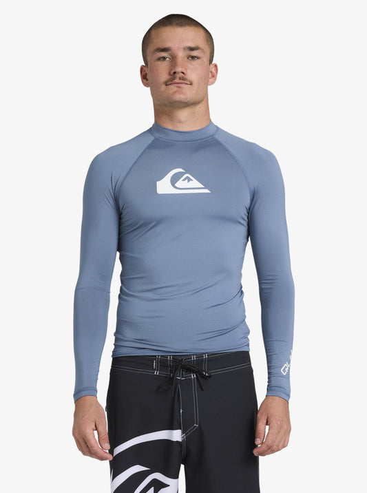 Mens All Time Long Sleeve Rashguard - Quiksilver Singapore 