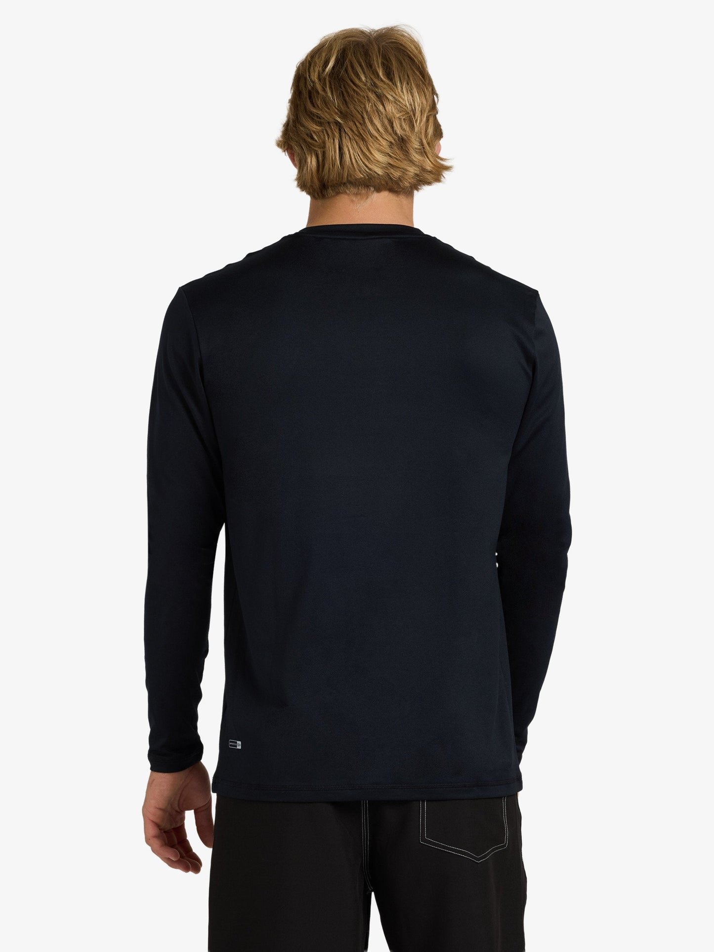 Mens Solid Streak Long Sleeve Surf T-Shirt - Quiksilver Singapore 