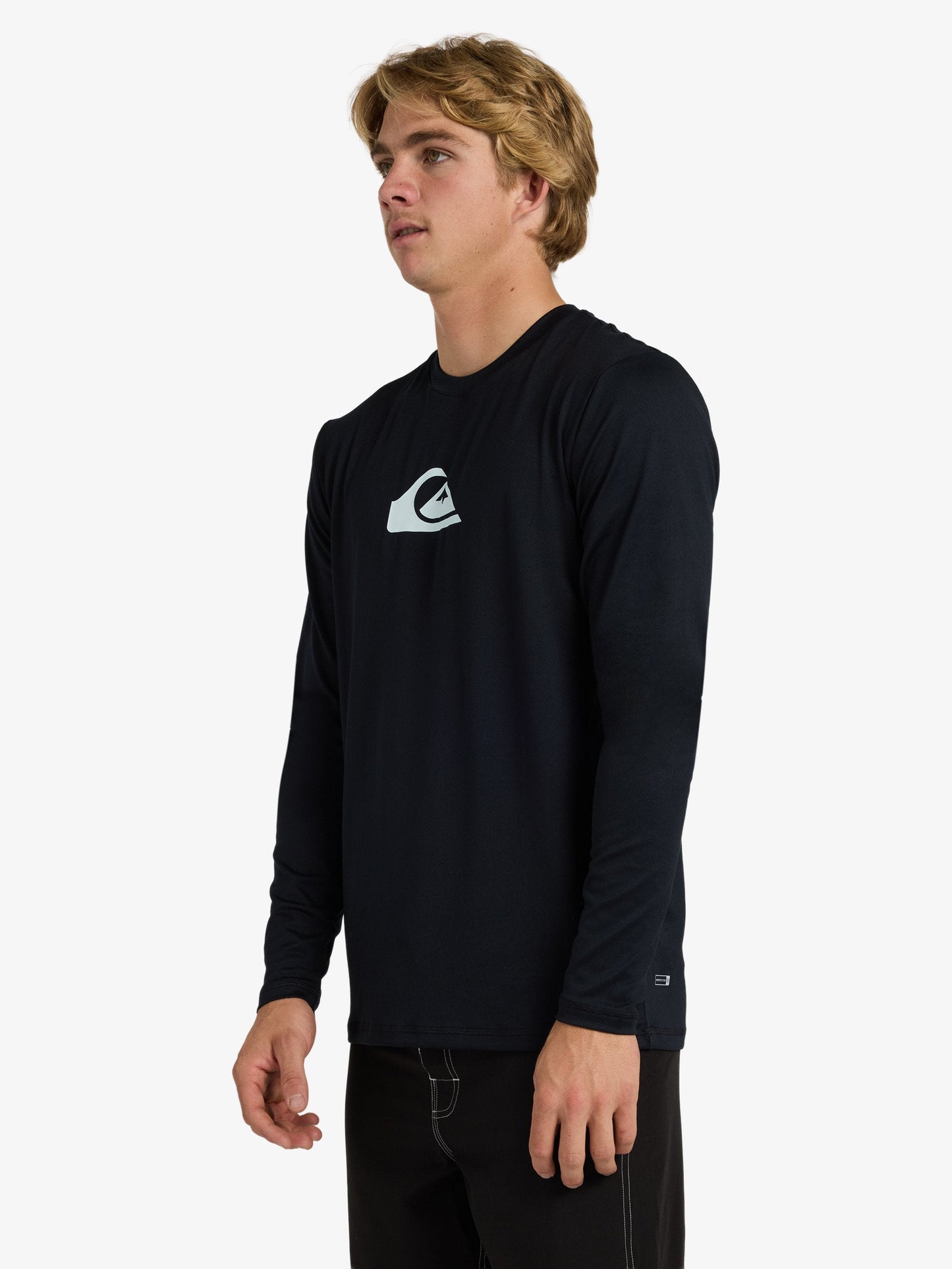 Mens Solid Streak Long Sleeve Surf T-Shirt - Quiksilver Singapore 