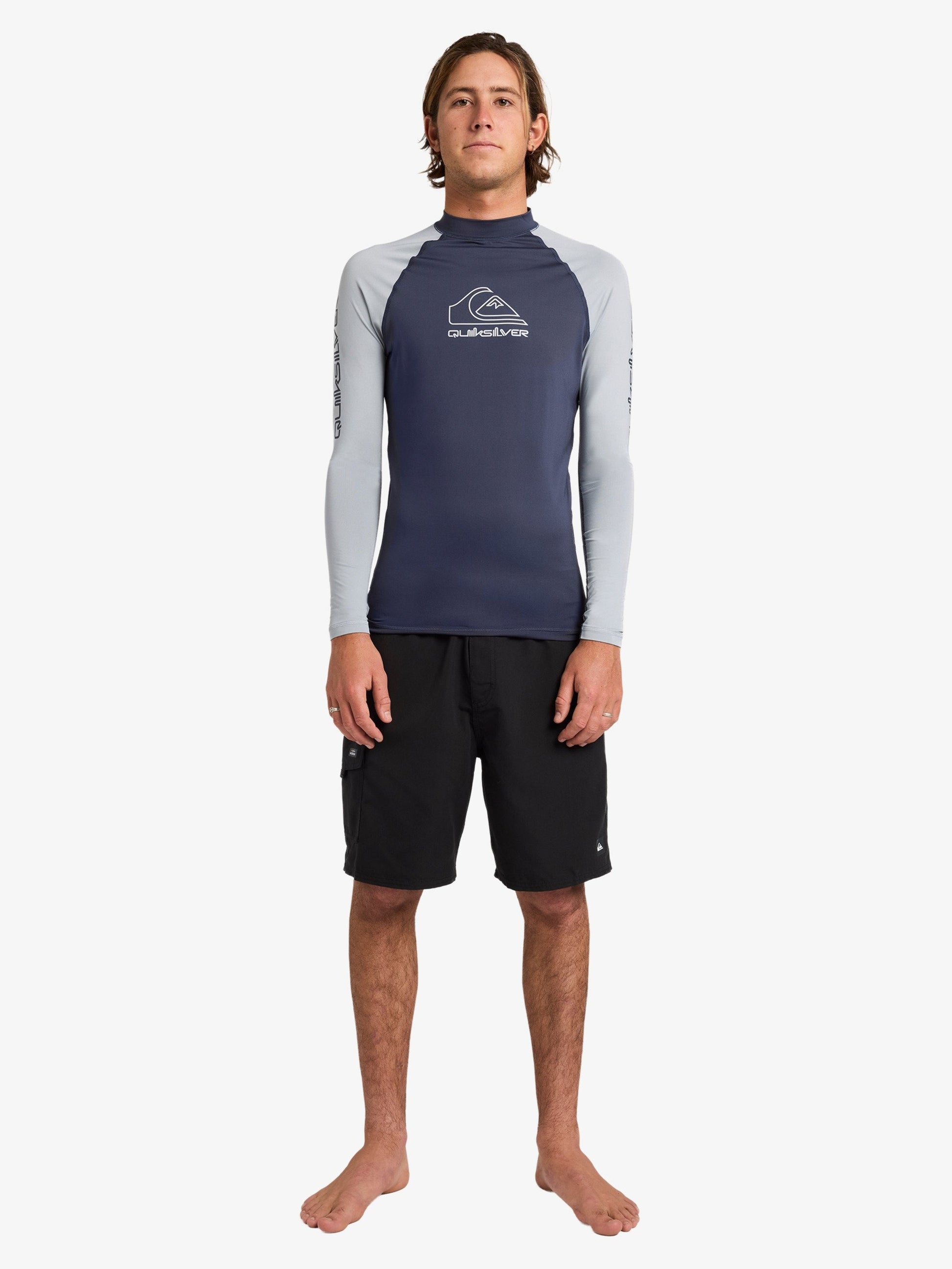 Mens On Tour Long Sleeve Rash Vest - Quiksilver Singapore 