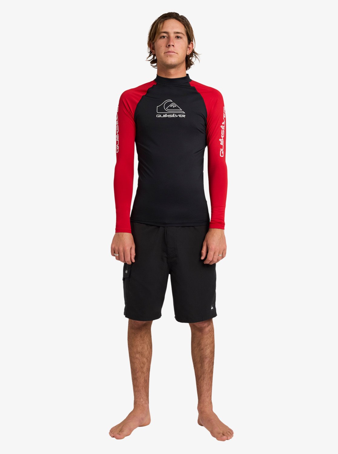 Mens On Tour Long Sleeve Rash Vest - Quiksilver Singapore 