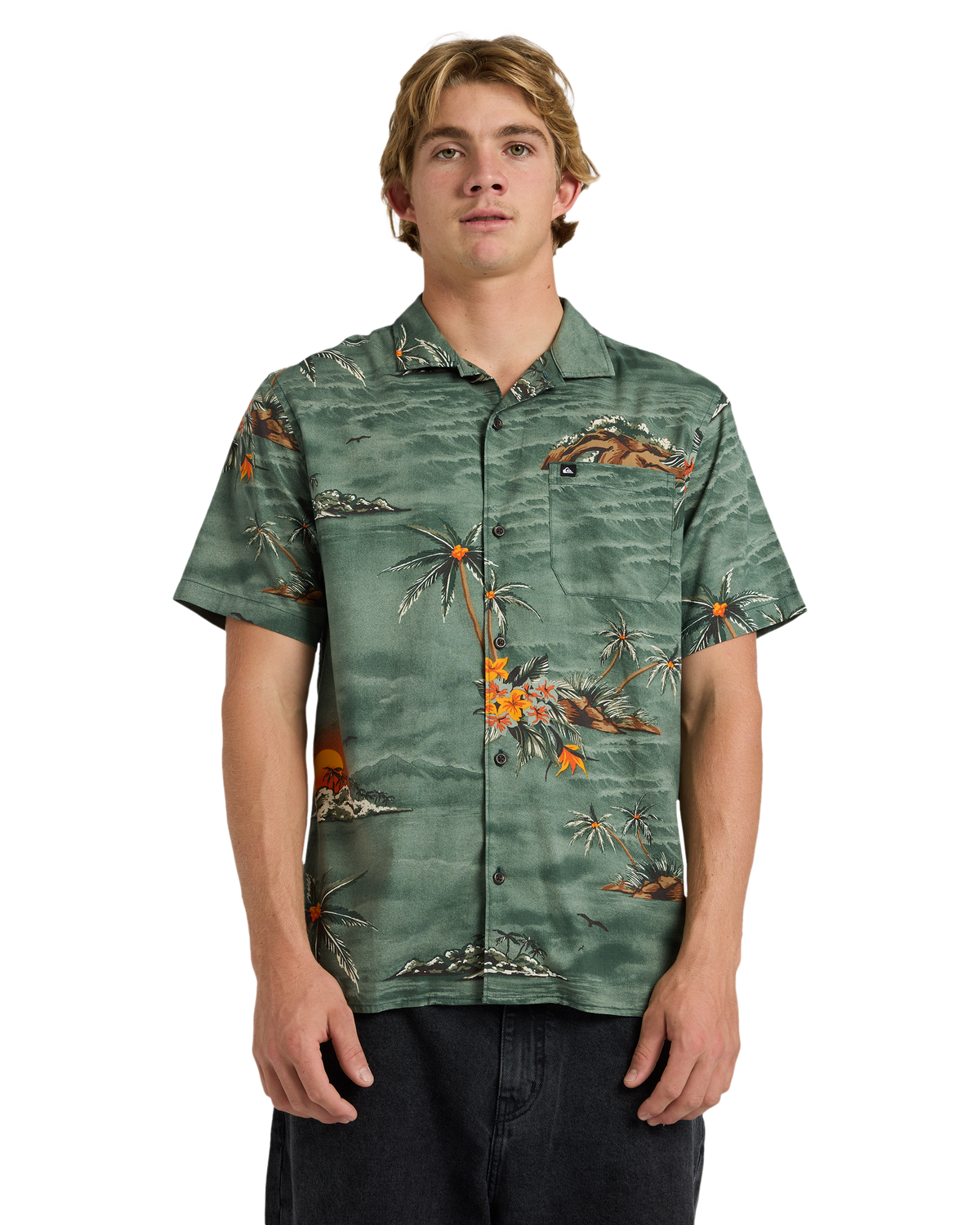 Mens Beach Club Casual Shirt - Quiksilver Singapore