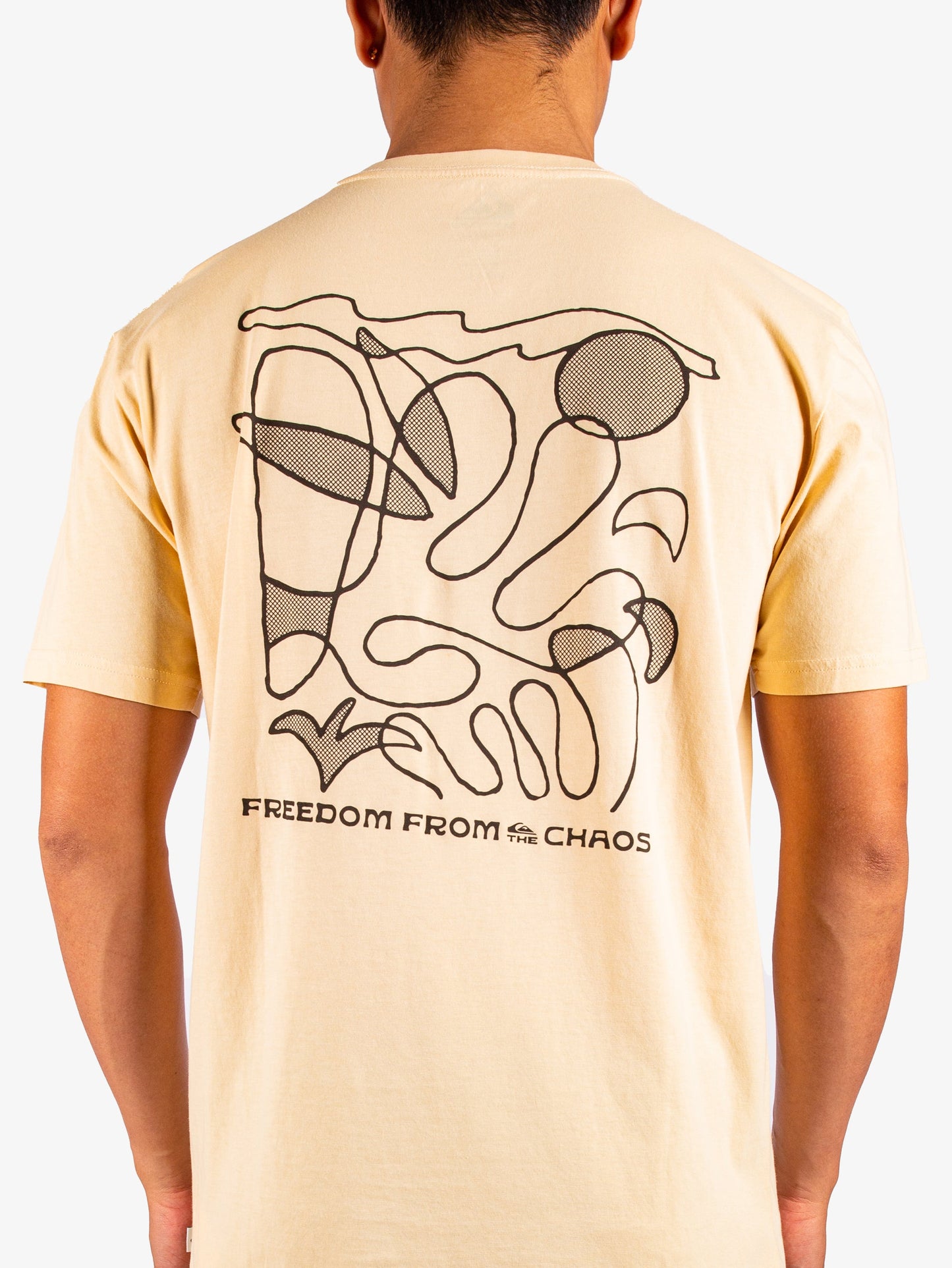 Mens Evo Abstract Chaos T-Shirt - Quiksilver Singapore 