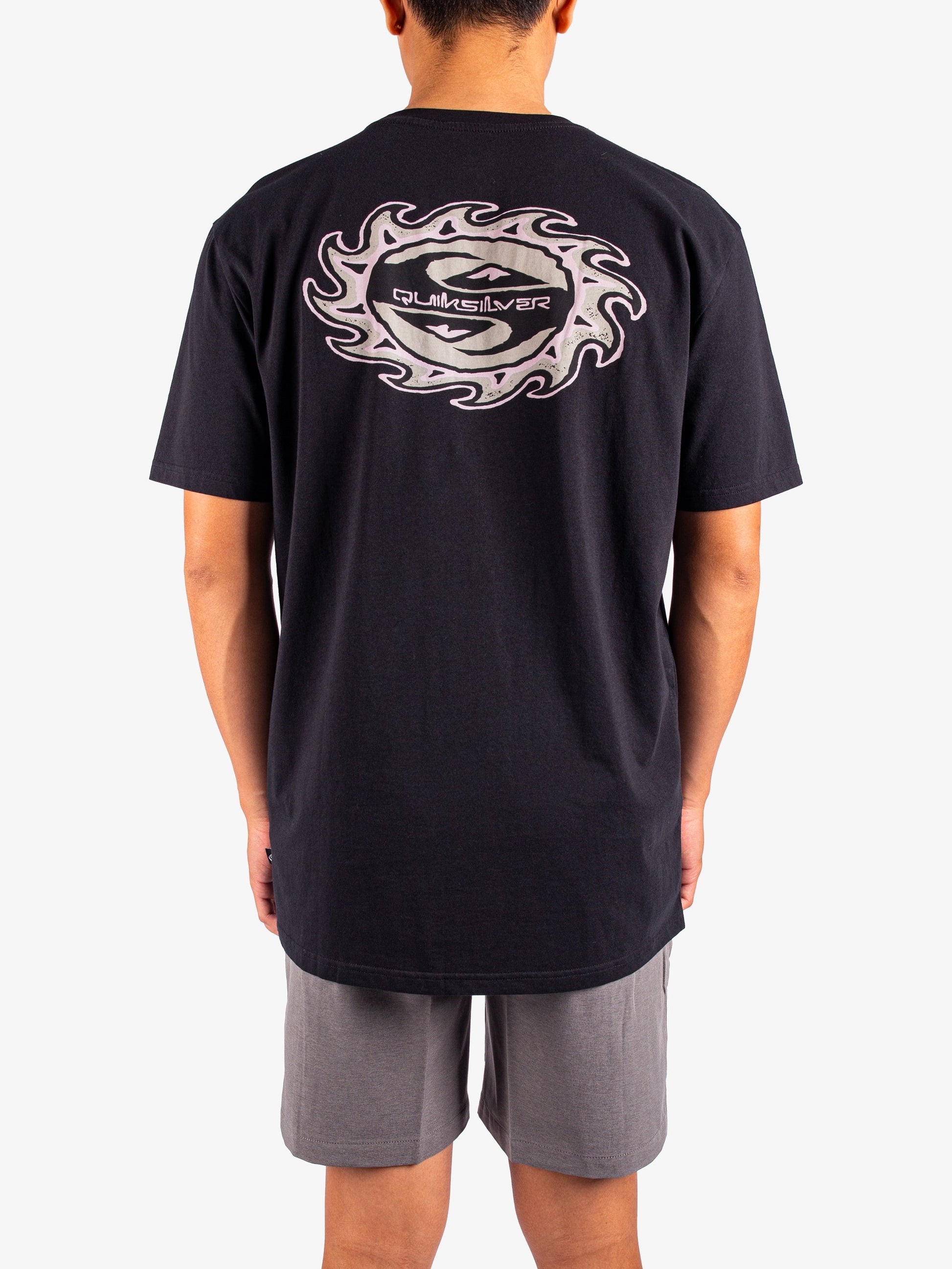 Mens Burning Sun ID T-Shirt - Quiksilver Singapore 