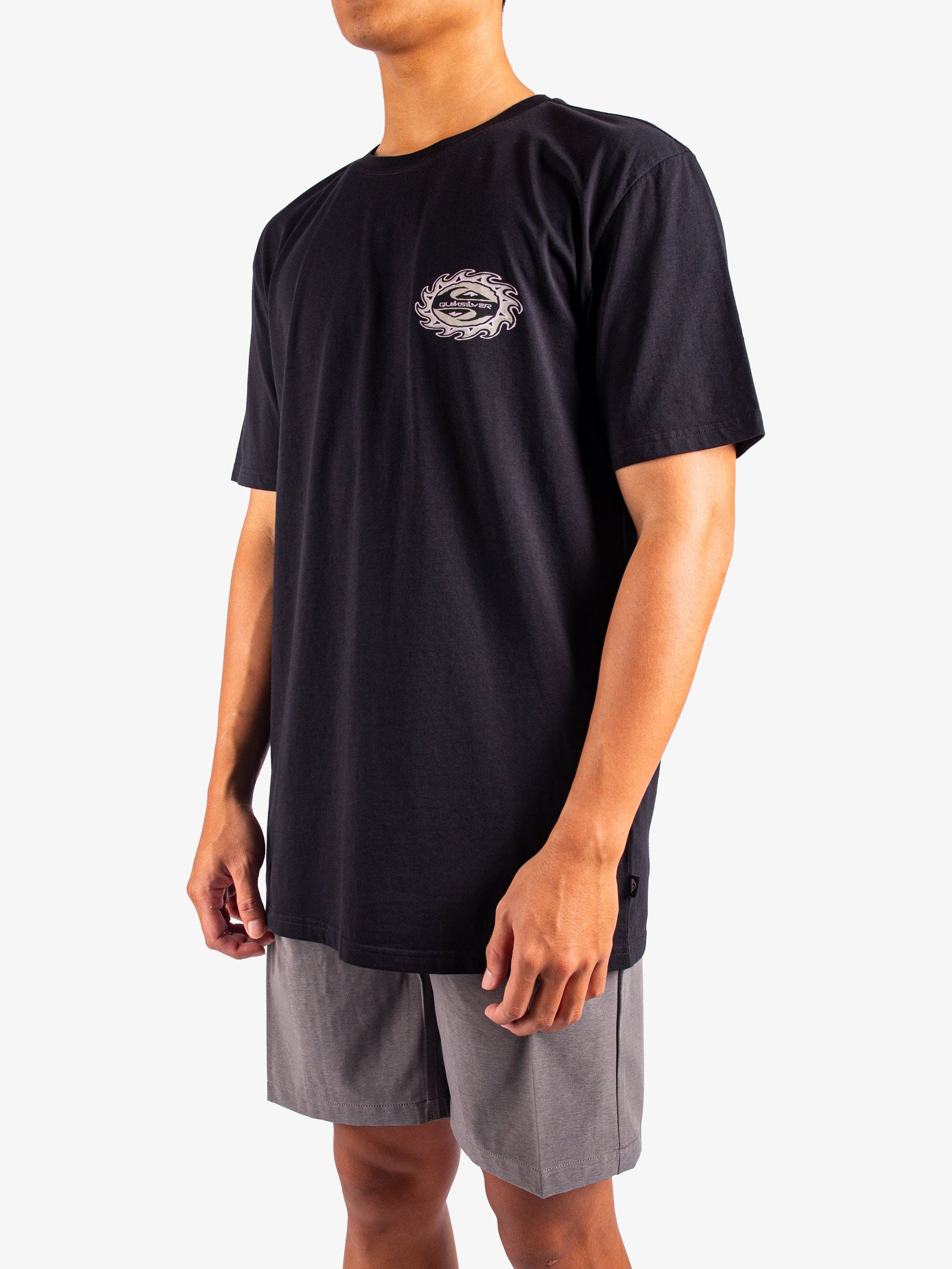 Mens Burning Sun ID T-Shirt - Quiksilver Singapore 