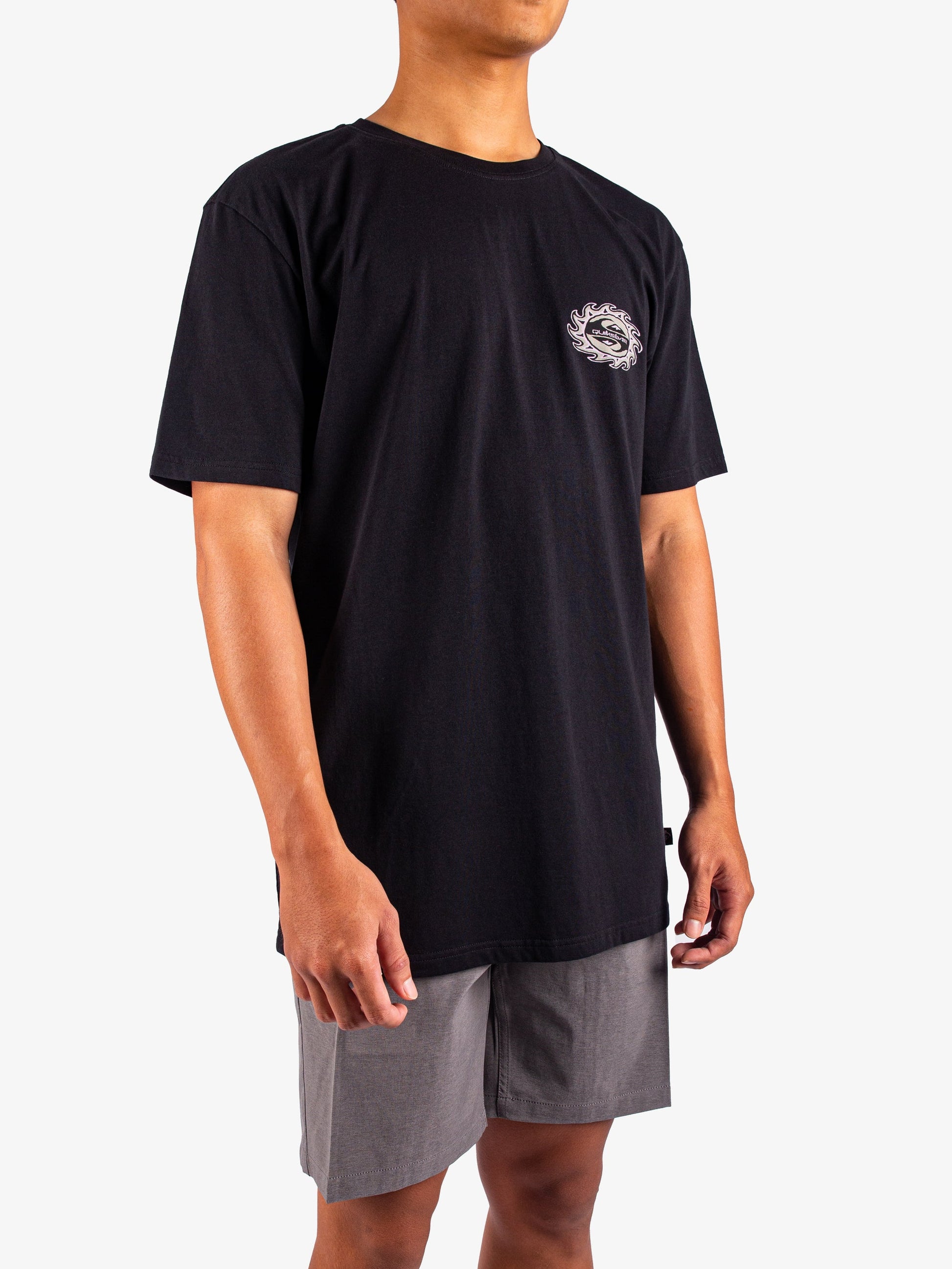 Mens Burning Sun ID T-Shirt - Quiksilver Singapore 
