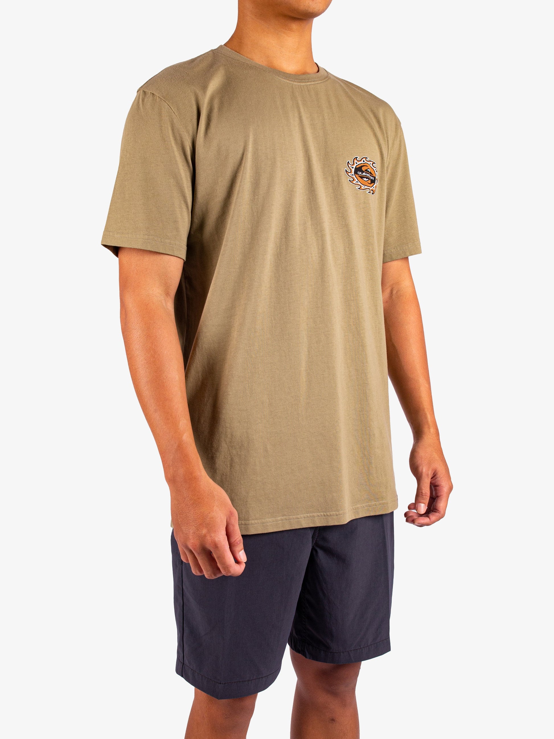 Mens Burning Sun ID T-Shirt - Quiksilver Singapore 