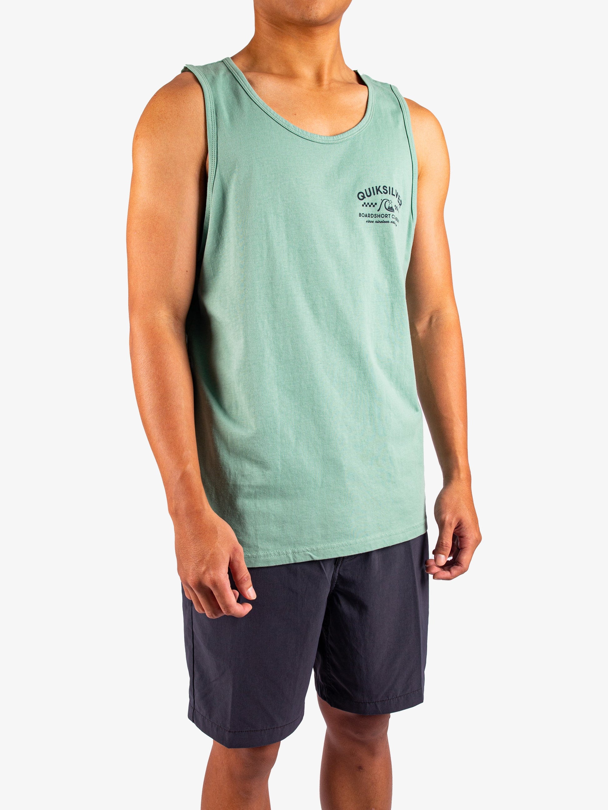 Mens Bricks And Mortar ID Muscle Tee - Quiksilver Singapore 