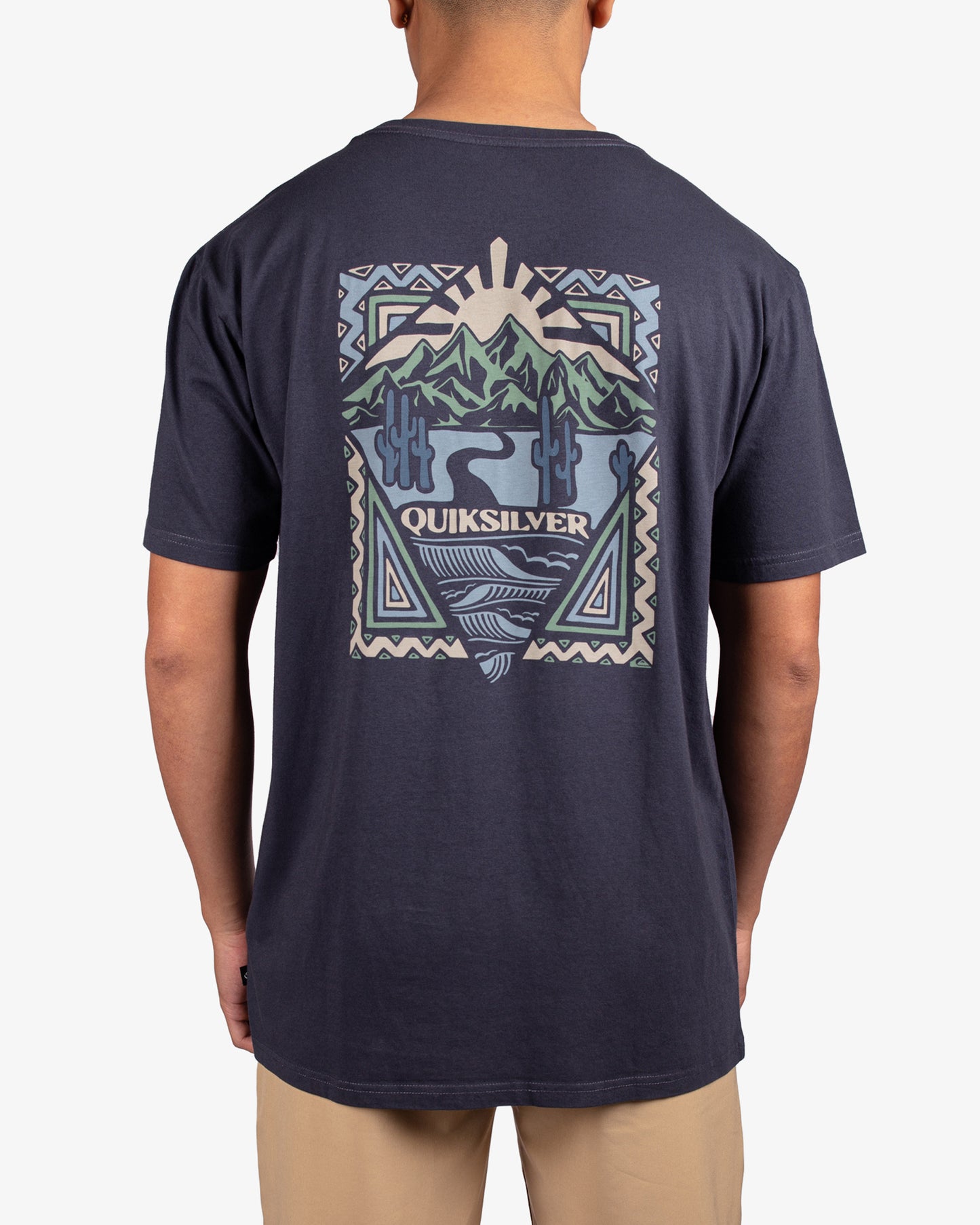 Mens Ocean Meets Desert T-Shirt - Quiksilver Singapore 