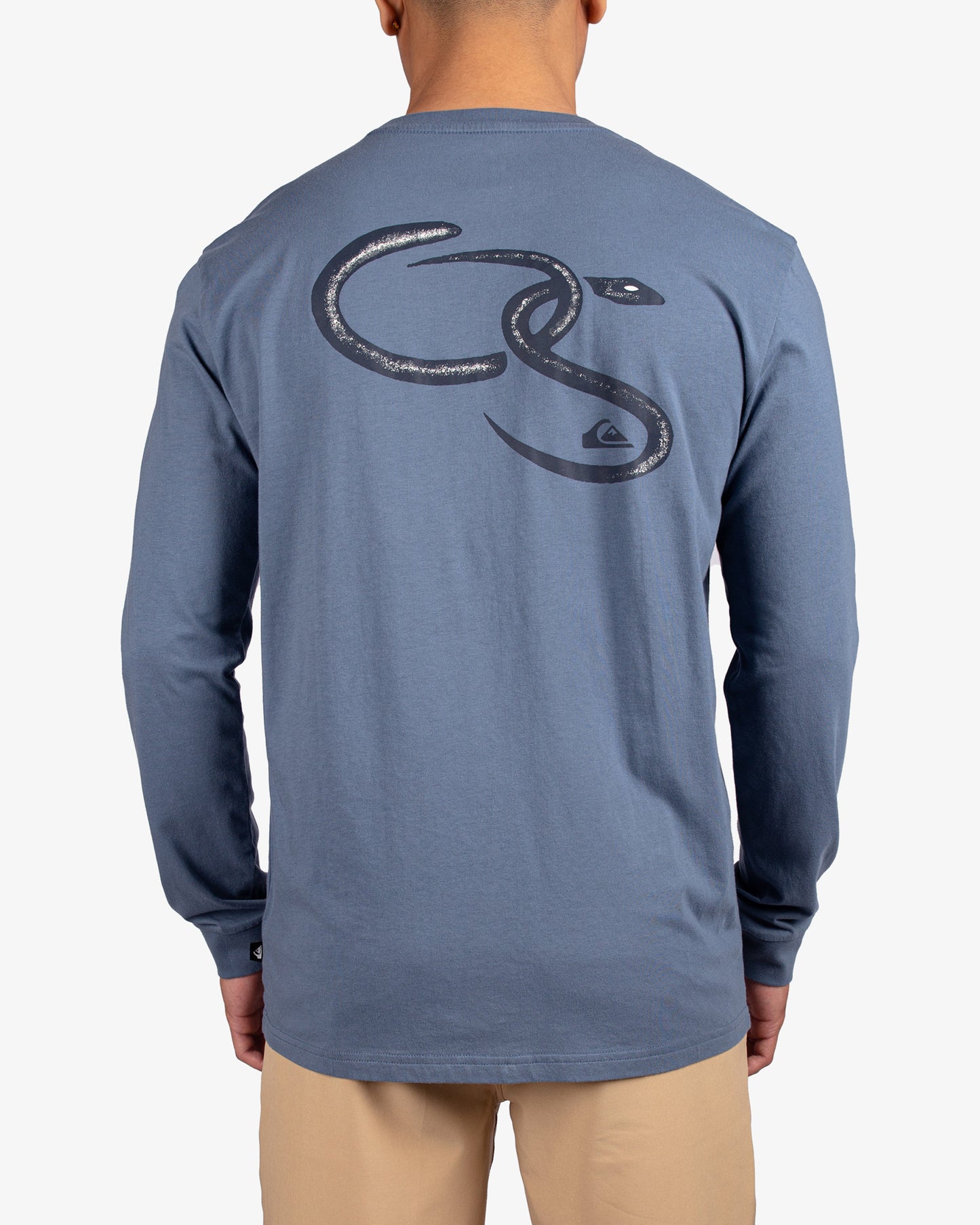 Mens QS Snake Long Sleeve T-Shirt - Quiksilver Singapore 