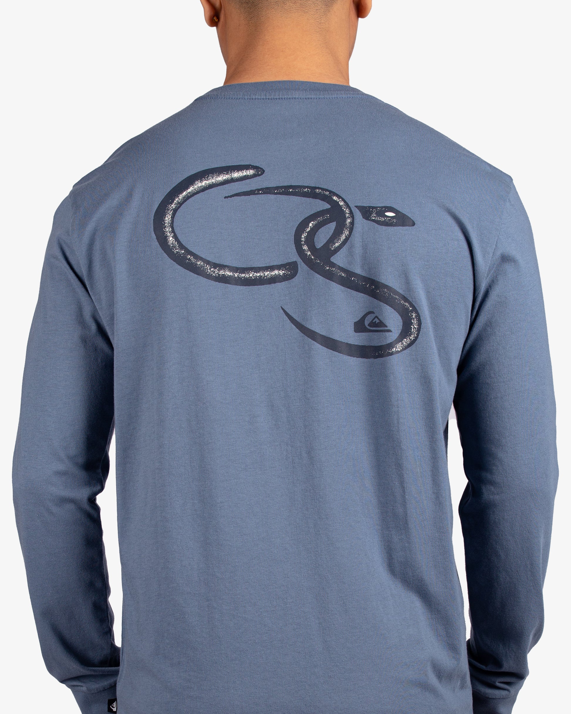 Mens QS Snake Long Sleeve T-Shirt - Quiksilver Singapore 