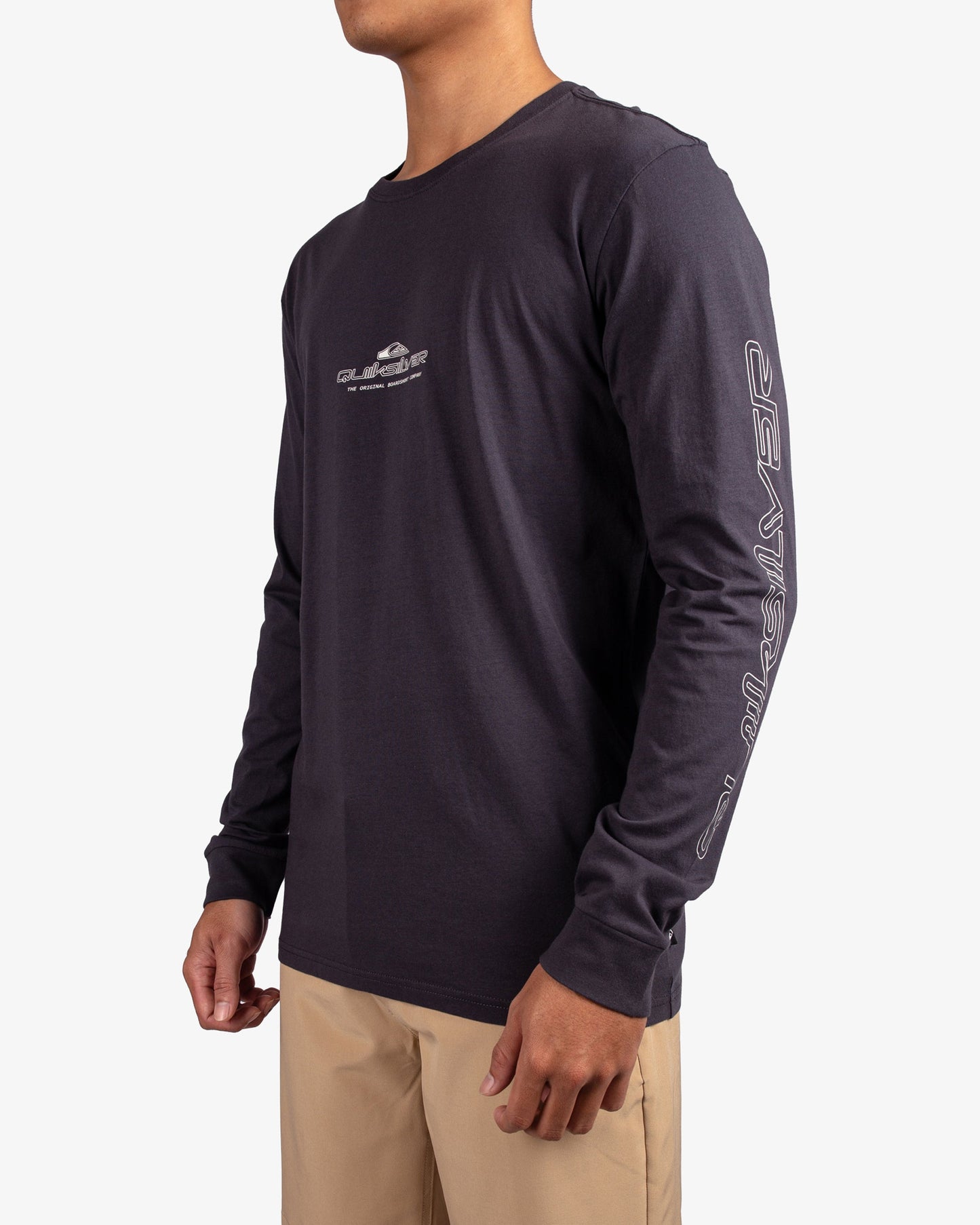 Mens Shadow Line Long Sleeve T-Shirt - Quiksilver Singapore 