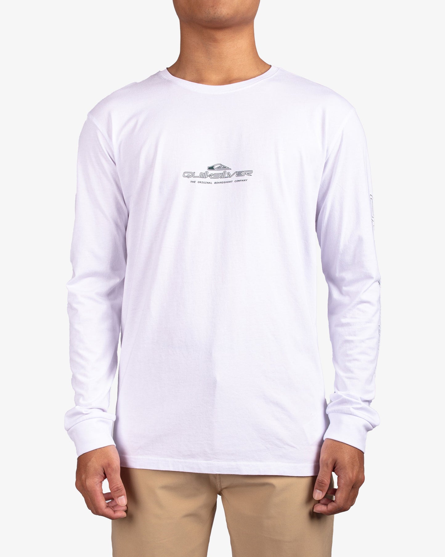 Mens Shadow Line Long Sleeve T-Shirt - Quiksilver Singapore 